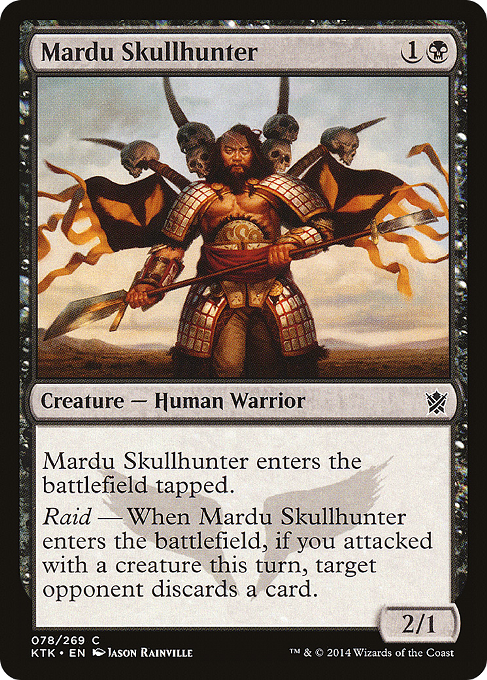 Mardu Skullhunter — Khans of Tarkir — Magic: The Gathering