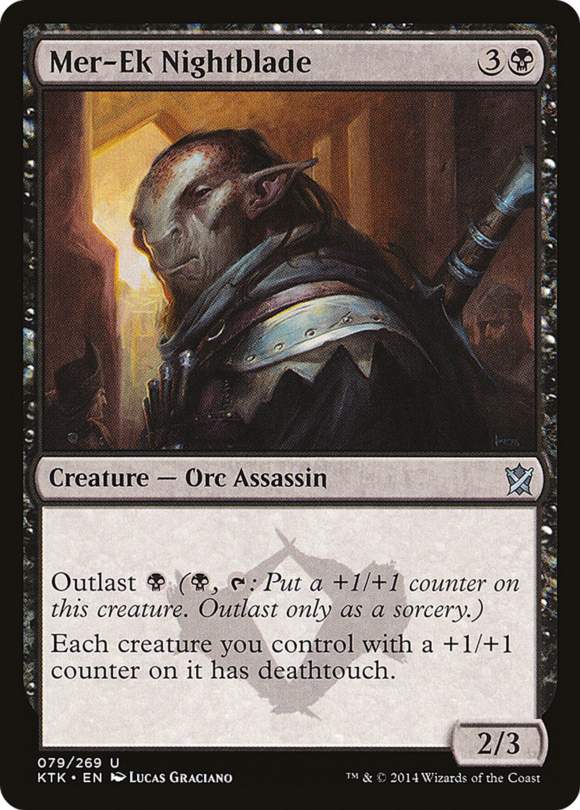 Mer-Ek Nightblade — Khans of Tarkir — Magic: The Gathering