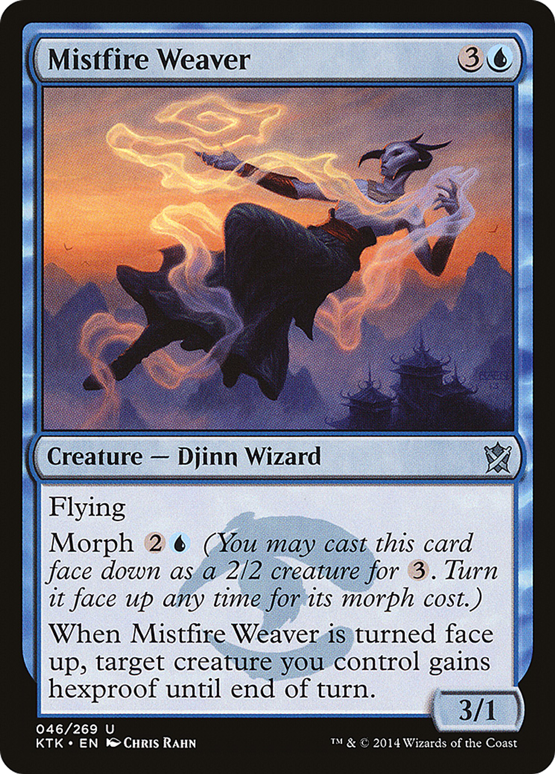 Mistfire Weaver — Khans of Tarkir — Magic: The Gathering