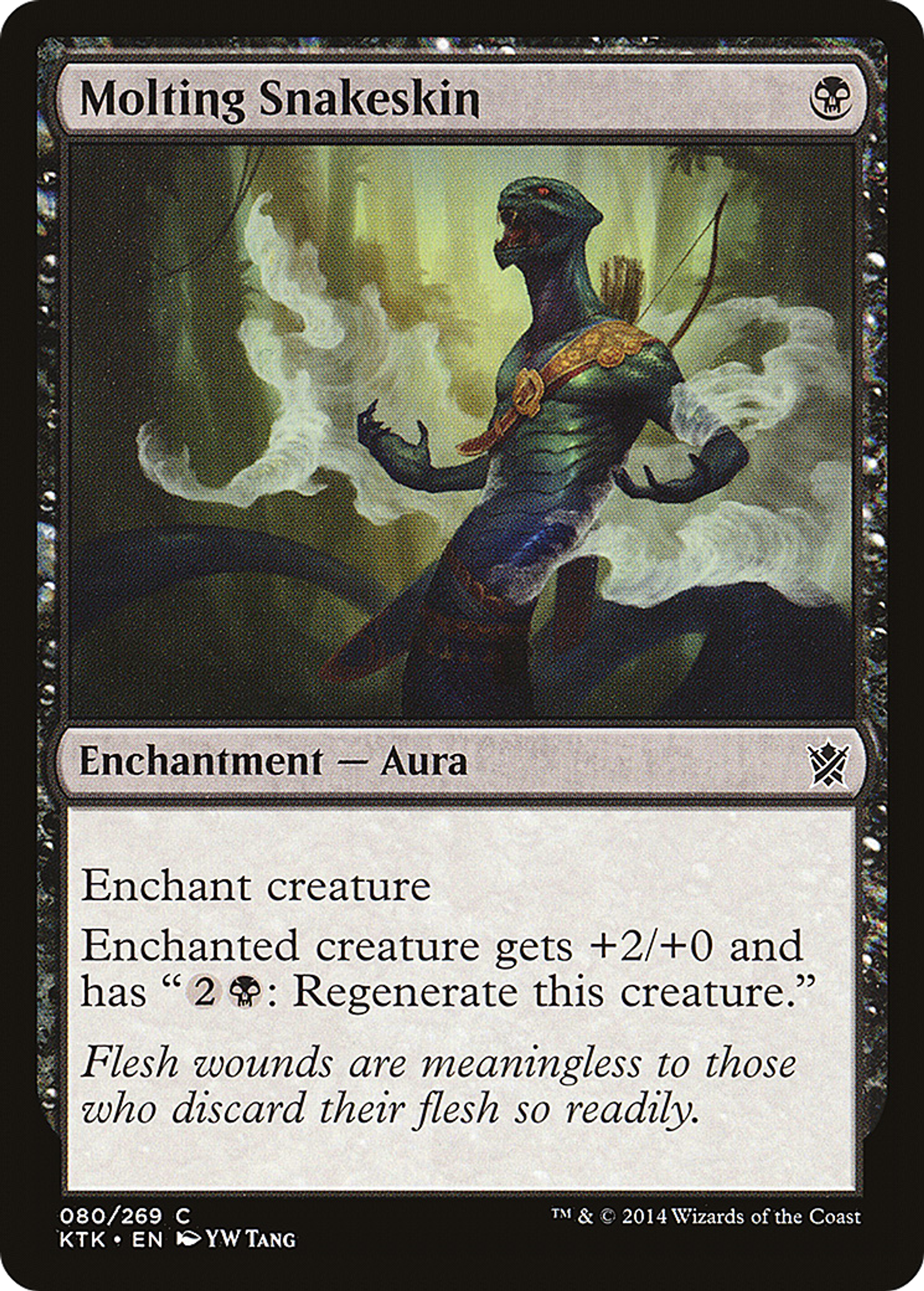Molting Snakeskin — Khans of Tarkir — Magic: The Gathering