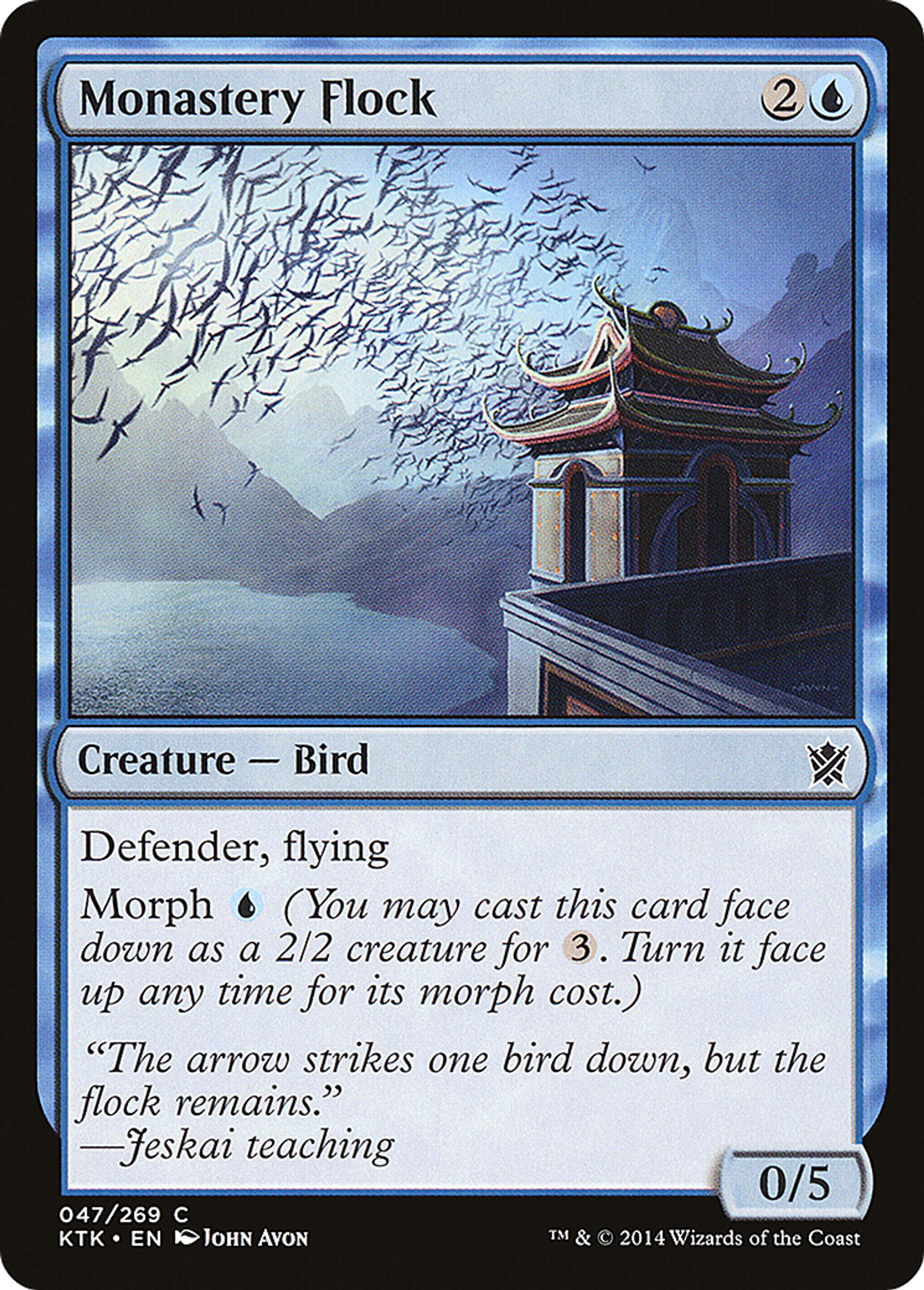 Monastery Flock — Khans of Tarkir — Magic: The Gathering