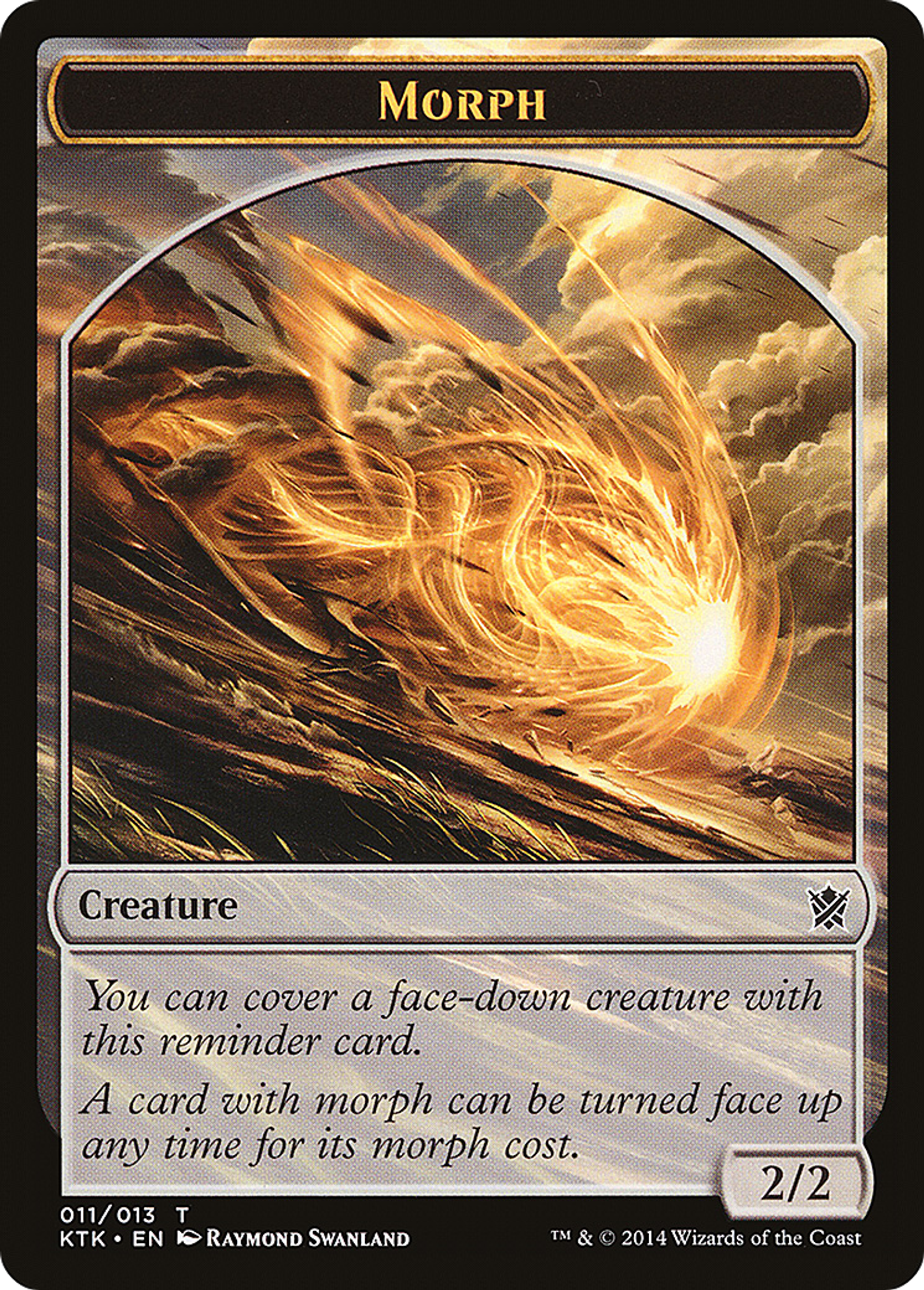 Morph — Khans of Tarkir — Magic: The Gathering