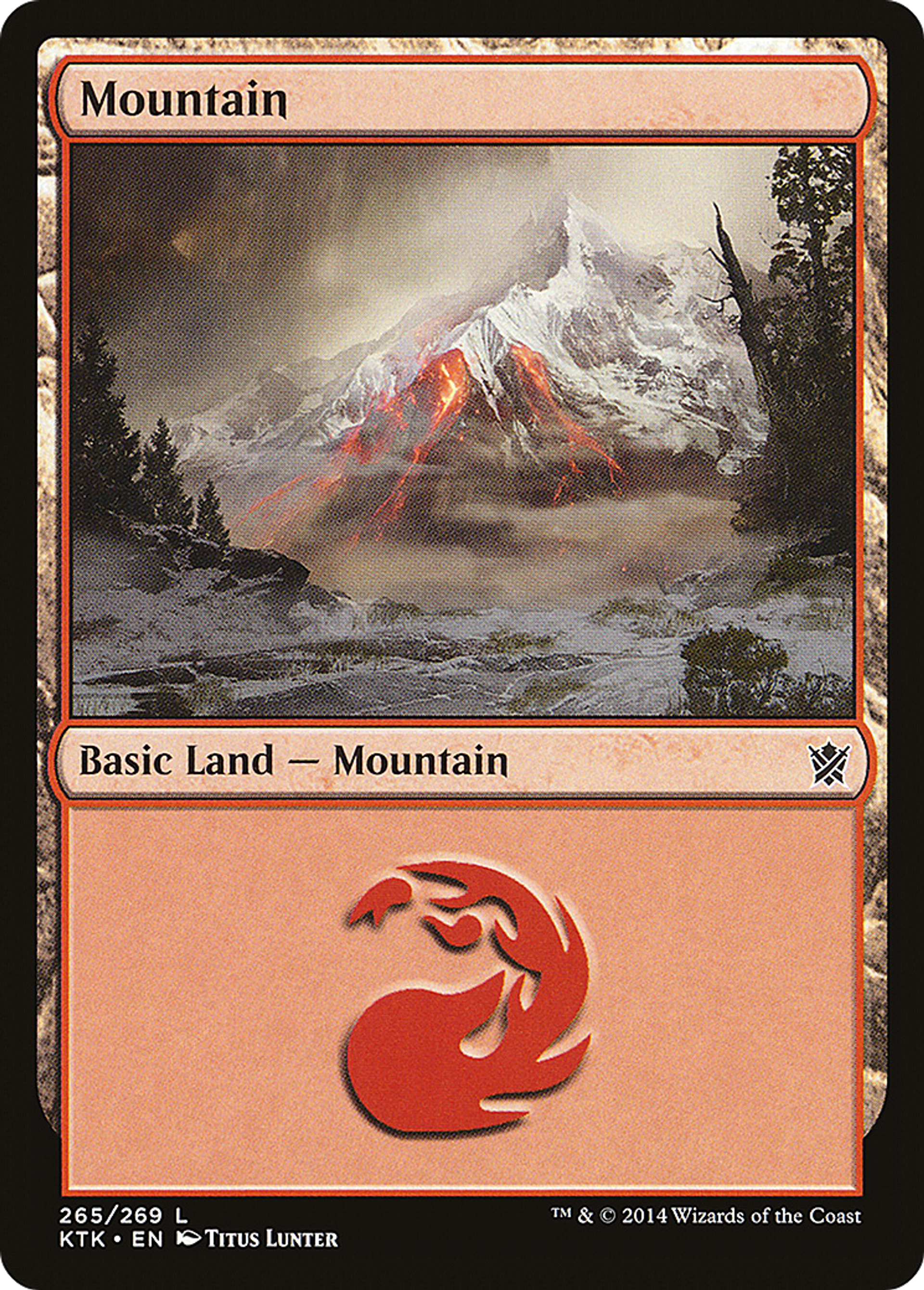 Mountain — Khans of Tarkir — Magic: The Gathering