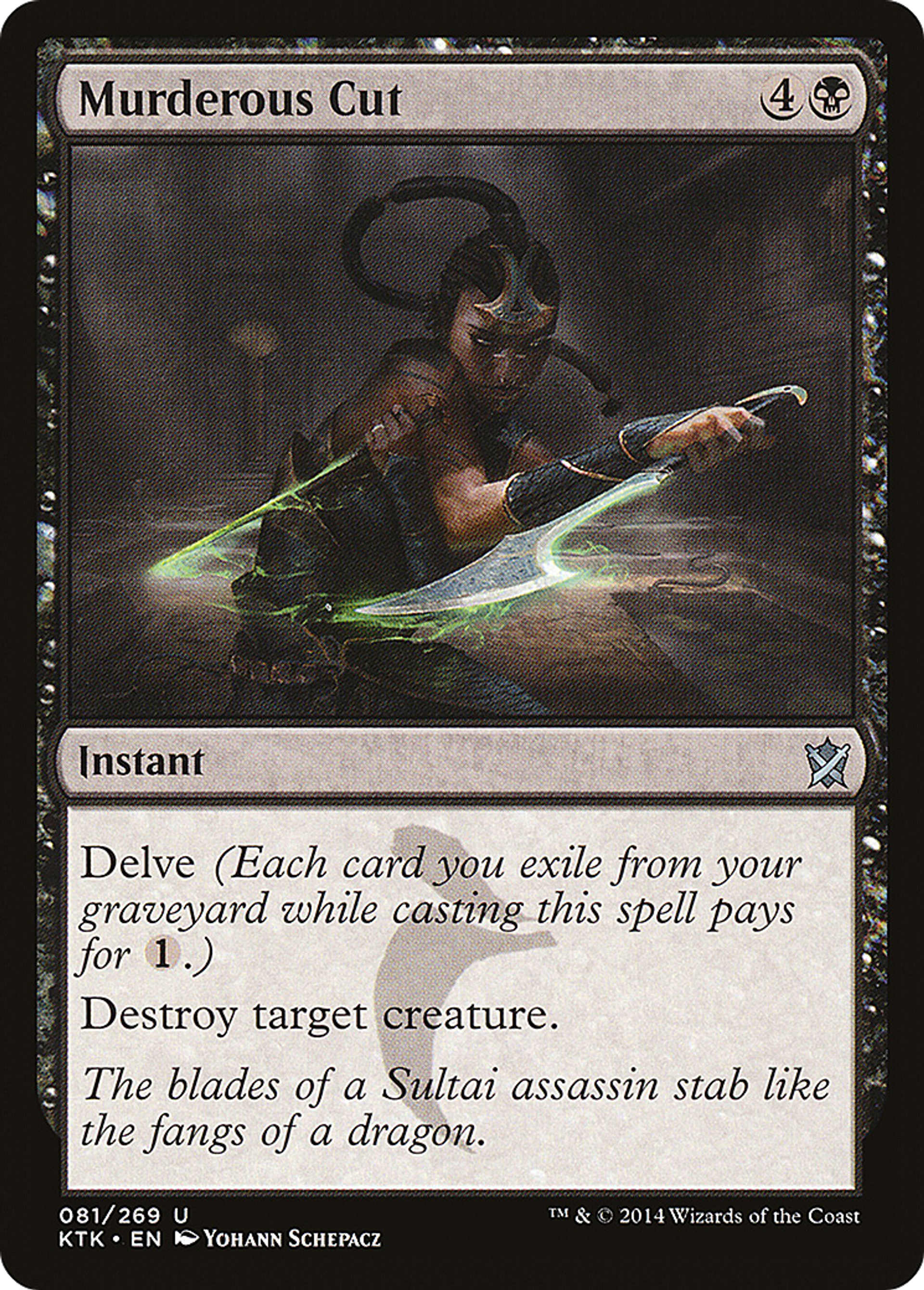 Murderous Cut — Khans of Tarkir — Magic: The Gathering