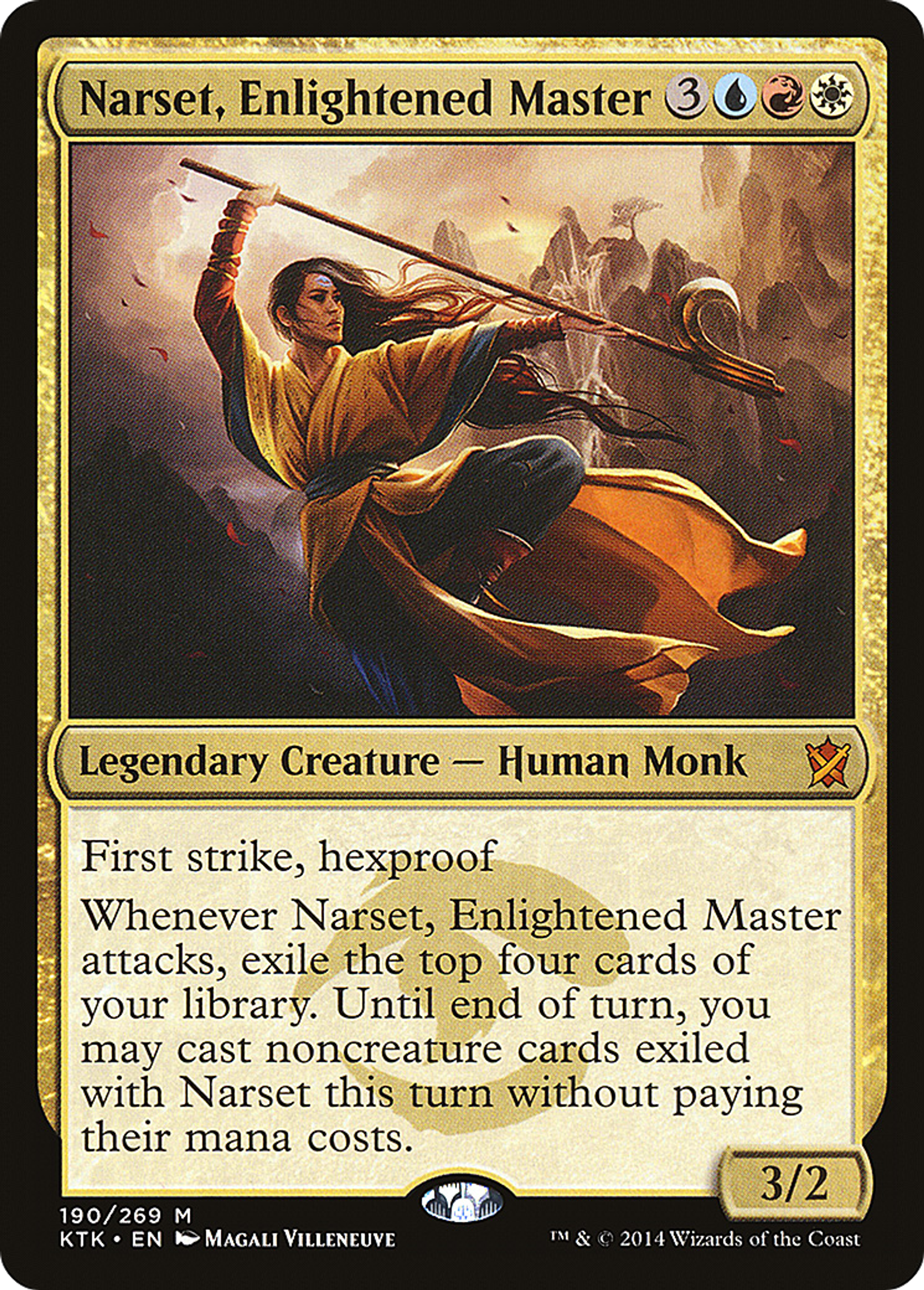 Narset, Enlightened Master — Khans of Tarkir — Magic: The Gathering