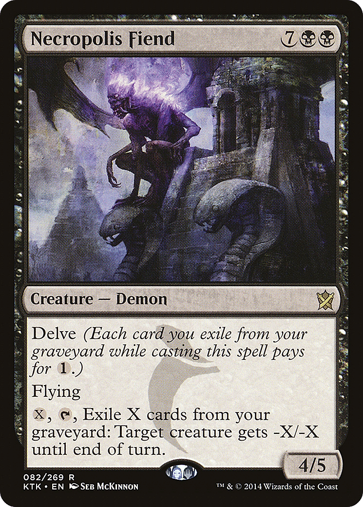 Necropolis Fiend — Khans of Tarkir — Magic: The Gathering