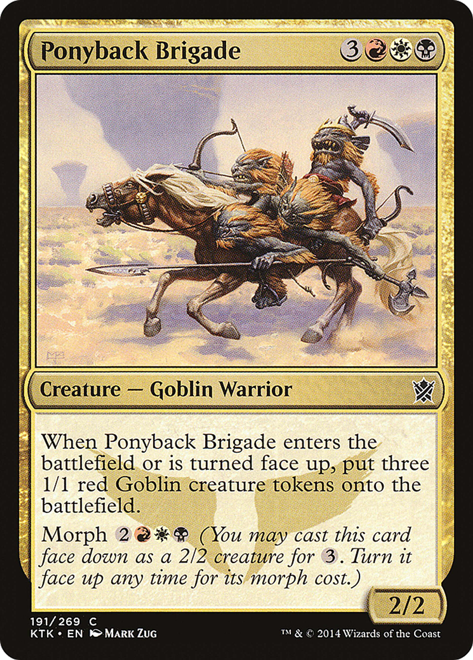 Ponyback Brigade — Khans of Tarkir — Magic: The Gathering