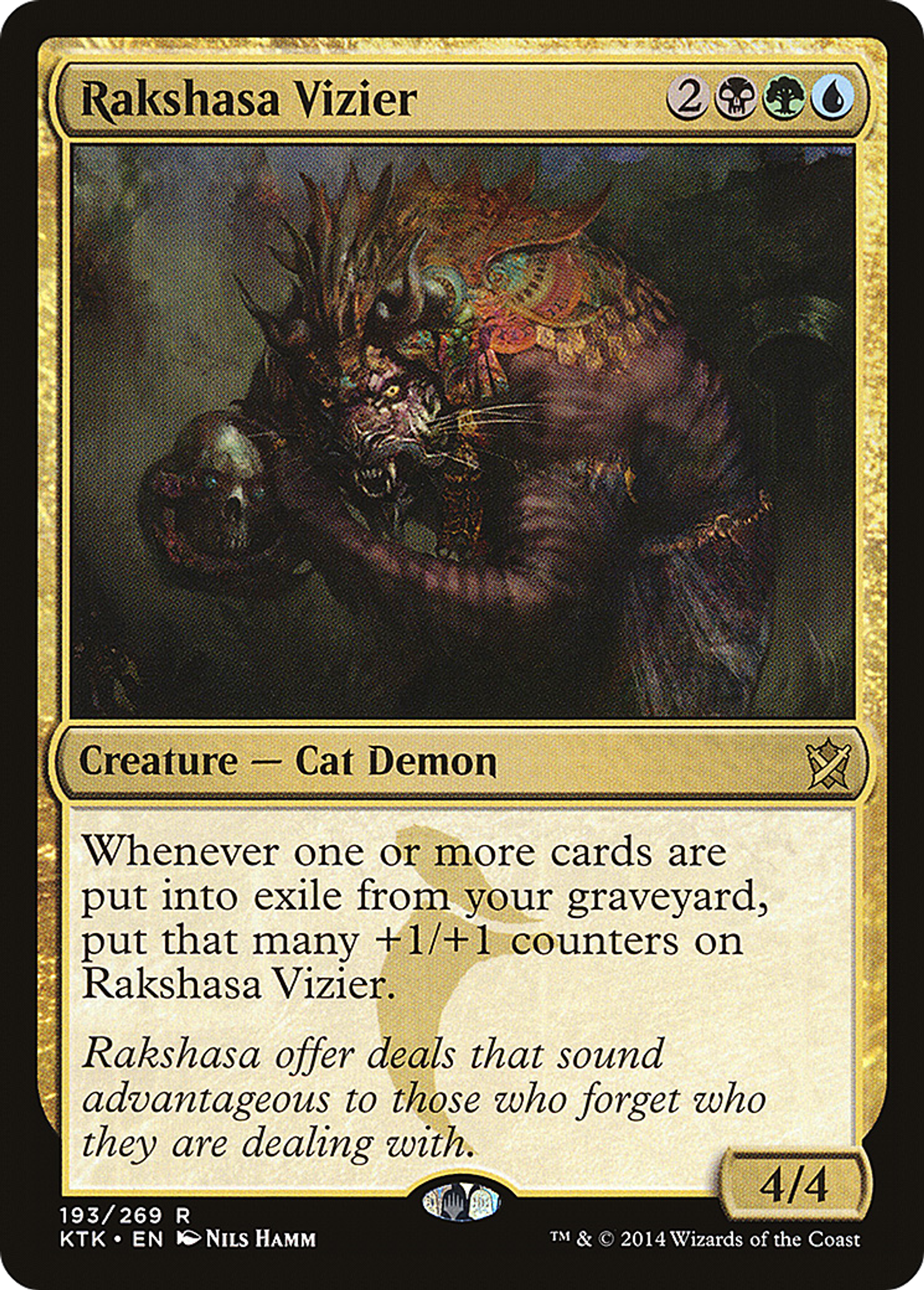 Rakshasa Vizier — Khans of Tarkir — Magic: The Gathering