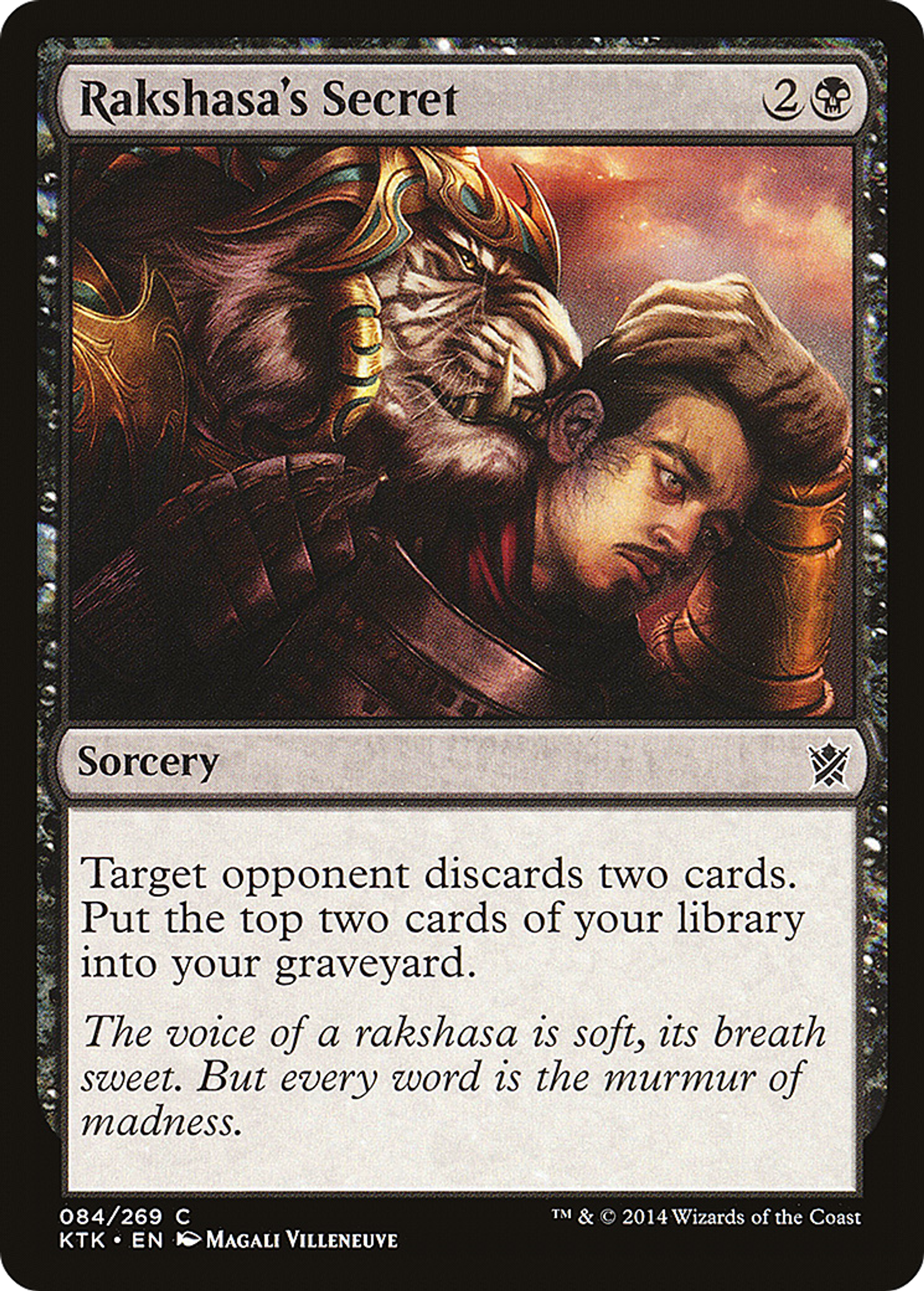 Rakshasa's Secret — Khans of Tarkir — Magic: The Gathering