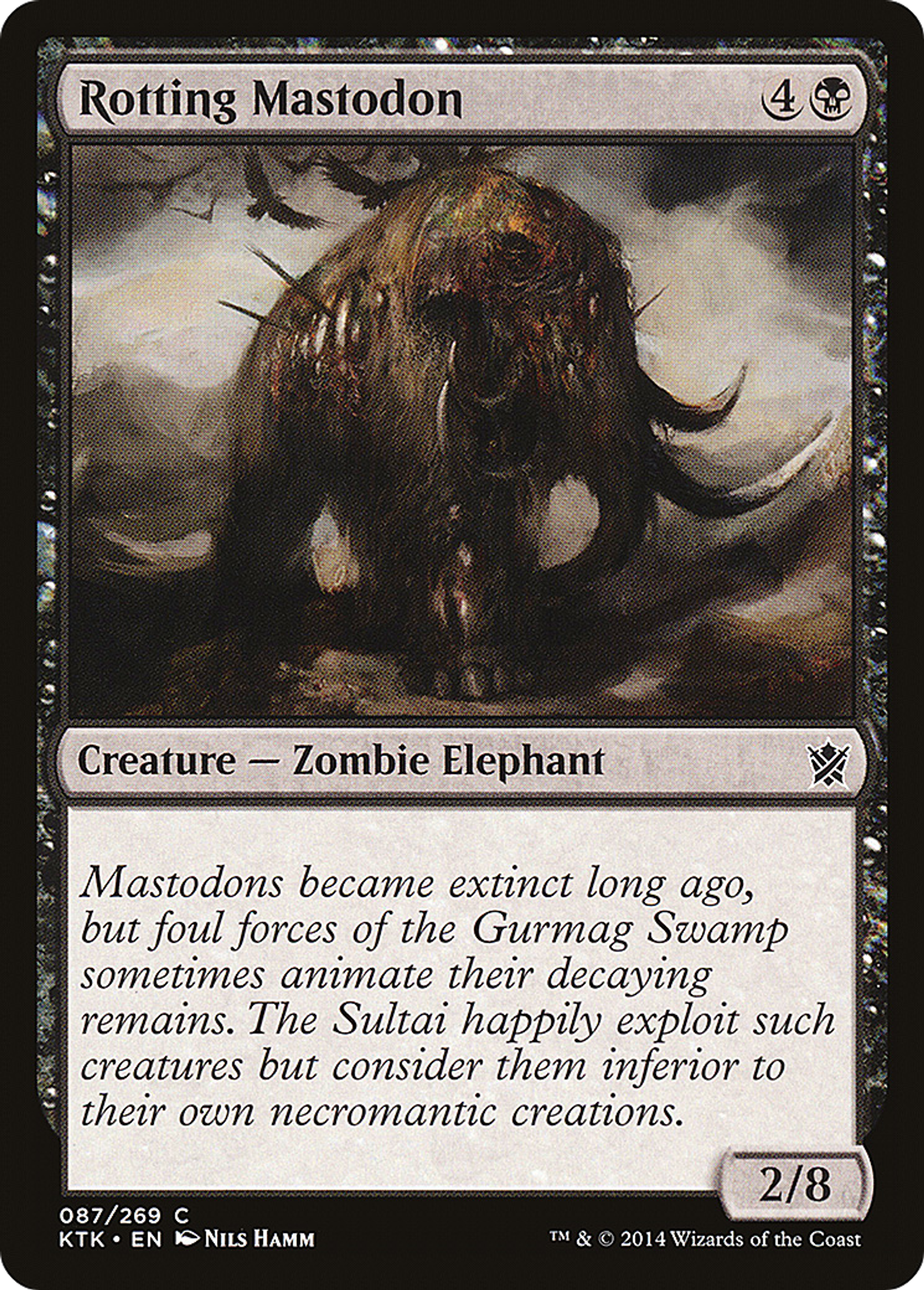 Rotting Mastodon — Khans of Tarkir — Magic: The Gathering