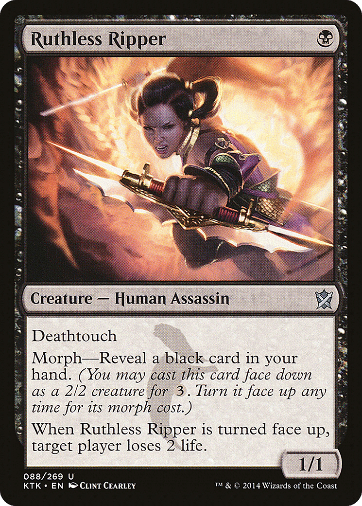 Ruthless Ripper — Khans of Tarkir — Magic: The Gathering