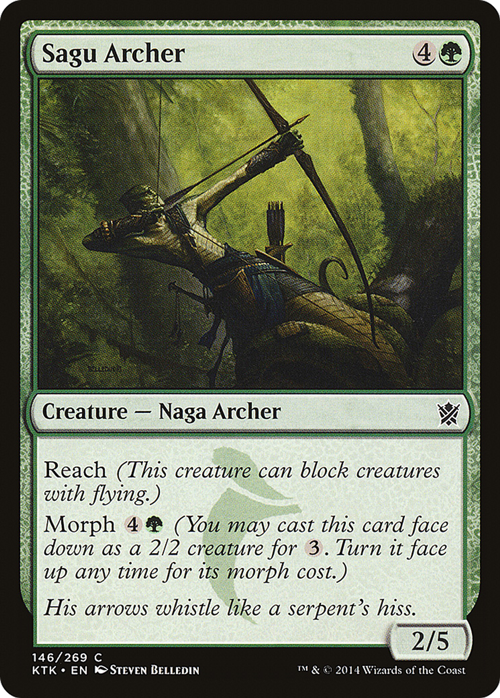 Sagu Archer — Khans of Tarkir — Magic: The Gathering