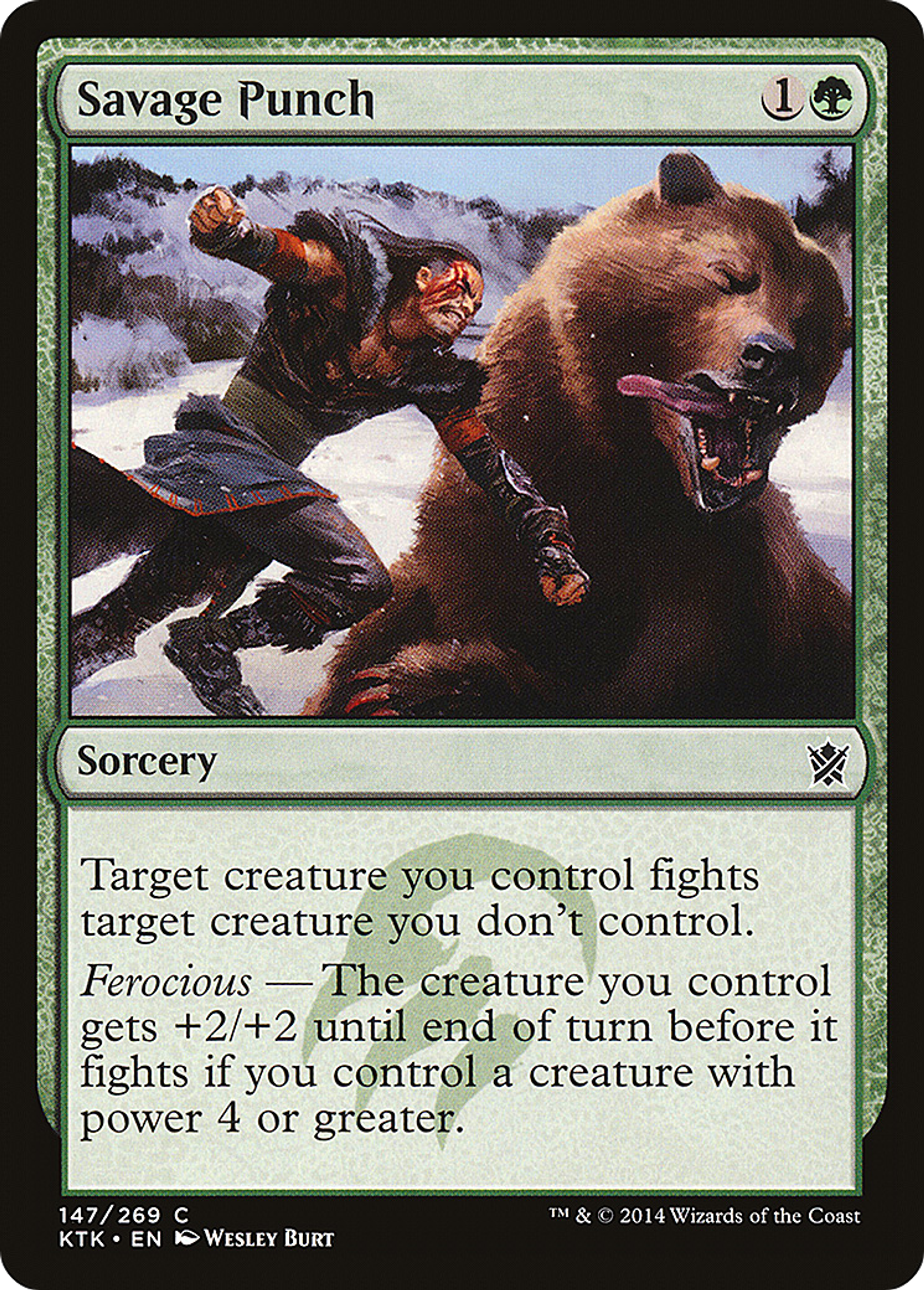 Savage Punch — Khans of Tarkir — Magic: The Gathering