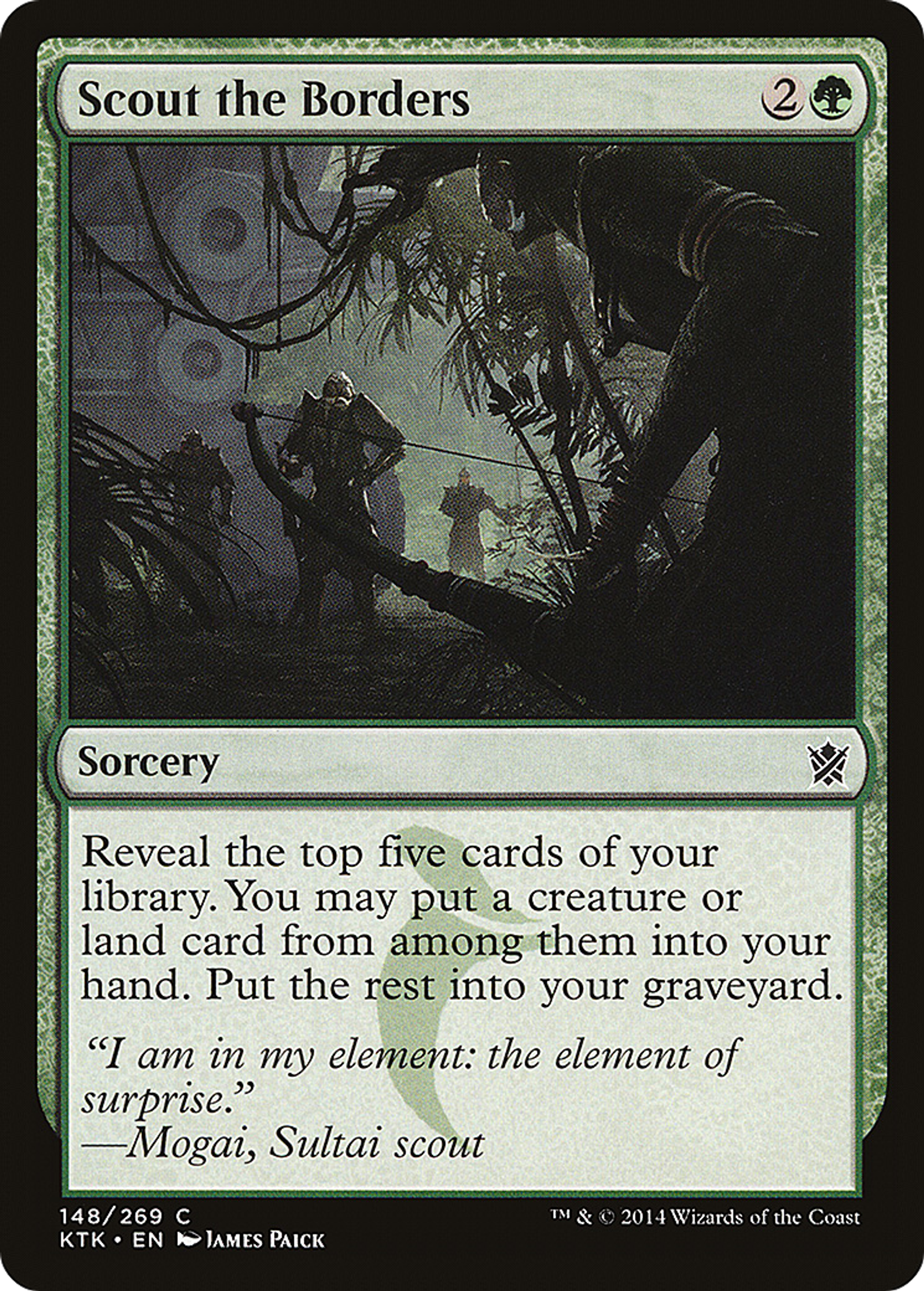 Scout the Borders — Khans of Tarkir — Magic: The Gathering