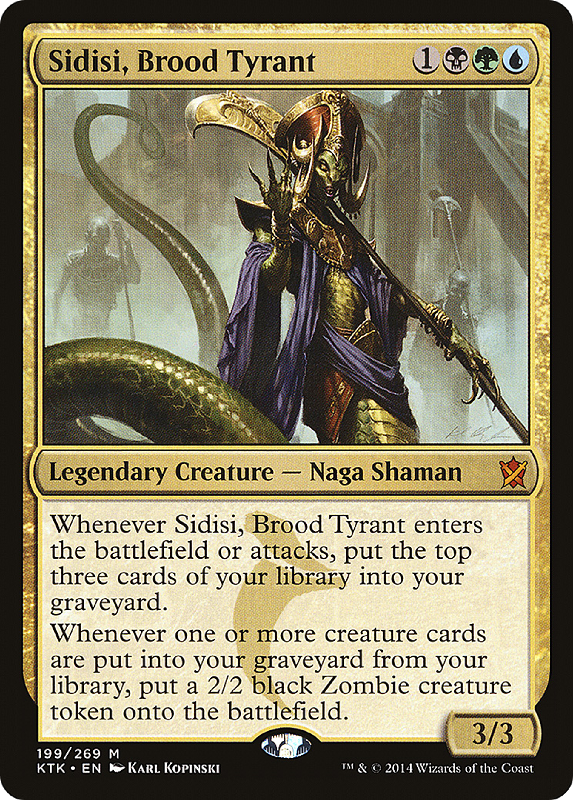 Sidisi, Brood Tyrant — Khans of Tarkir — Magic: The Gathering