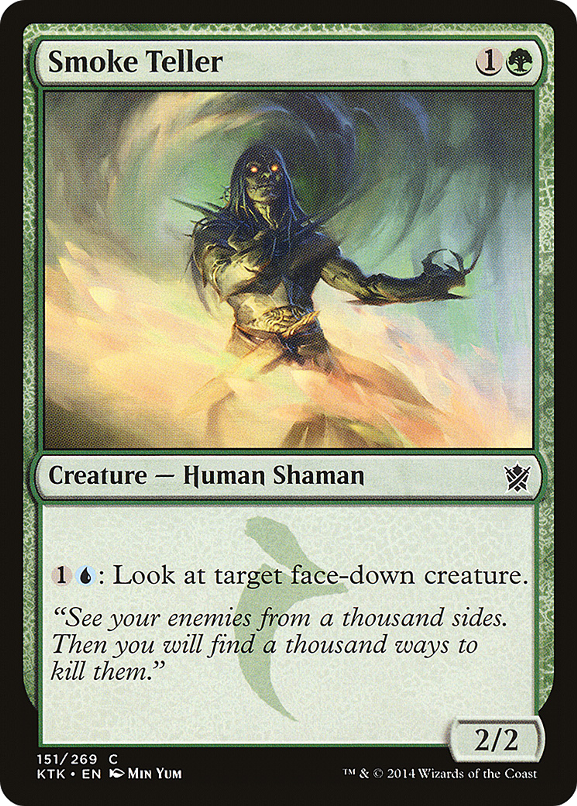 Smoke Teller — Khans of Tarkir — Magic: The Gathering