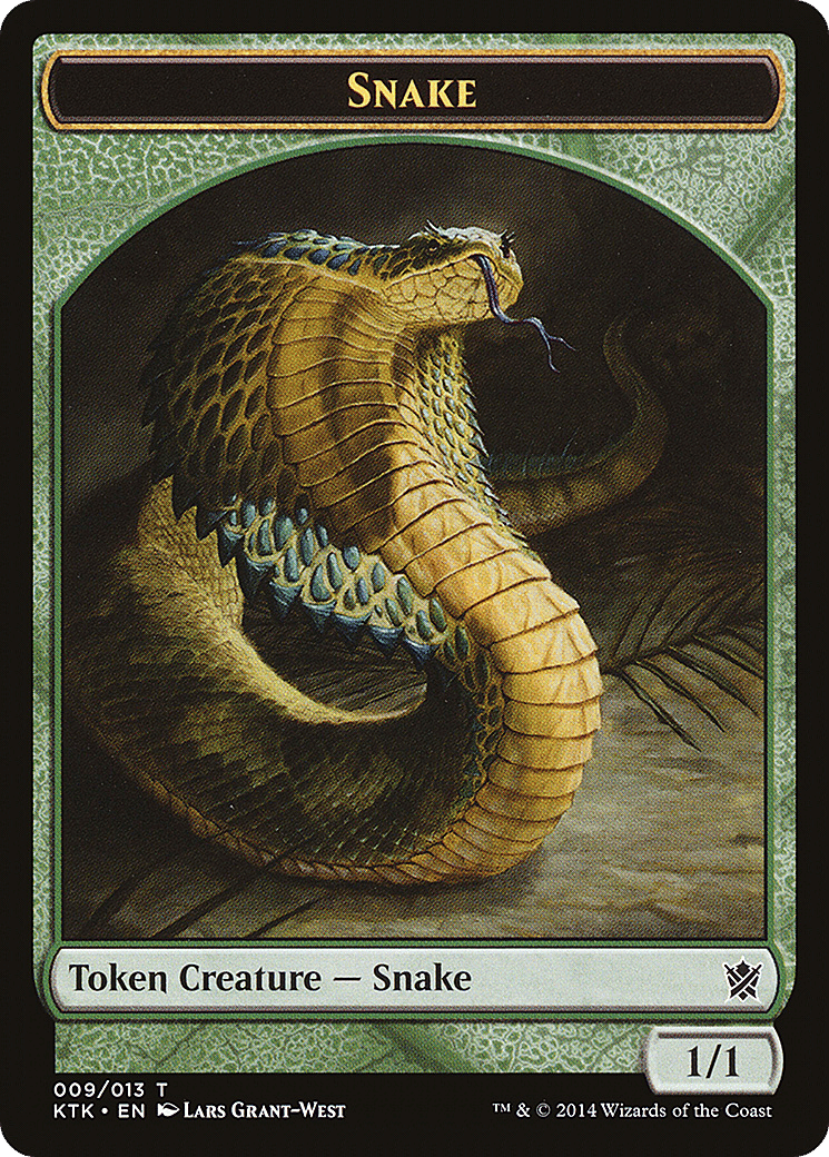 Snake — Khans of Tarkir — Magic: The Gathering