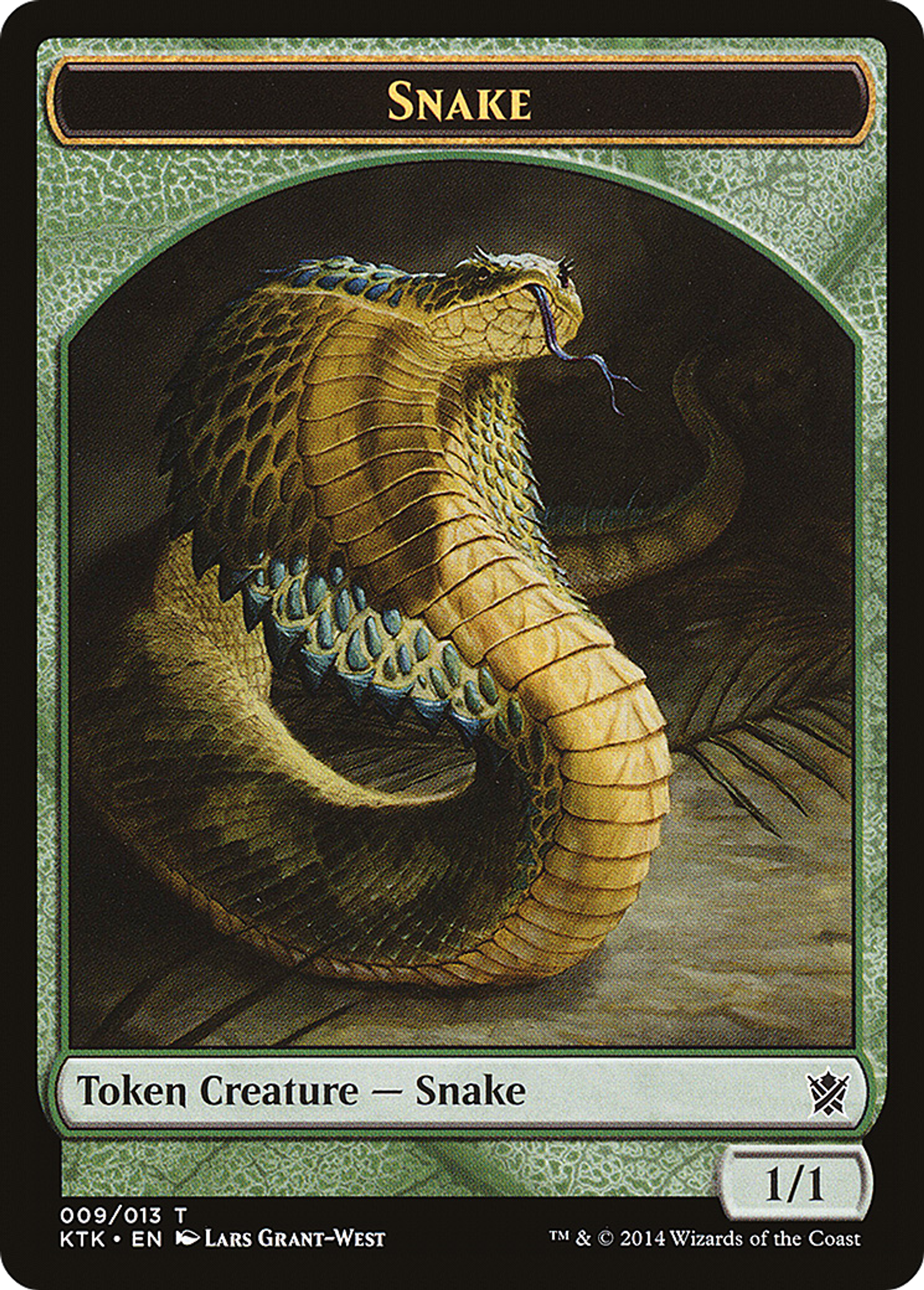 Snake — Khans of Tarkir — Magic: The Gathering