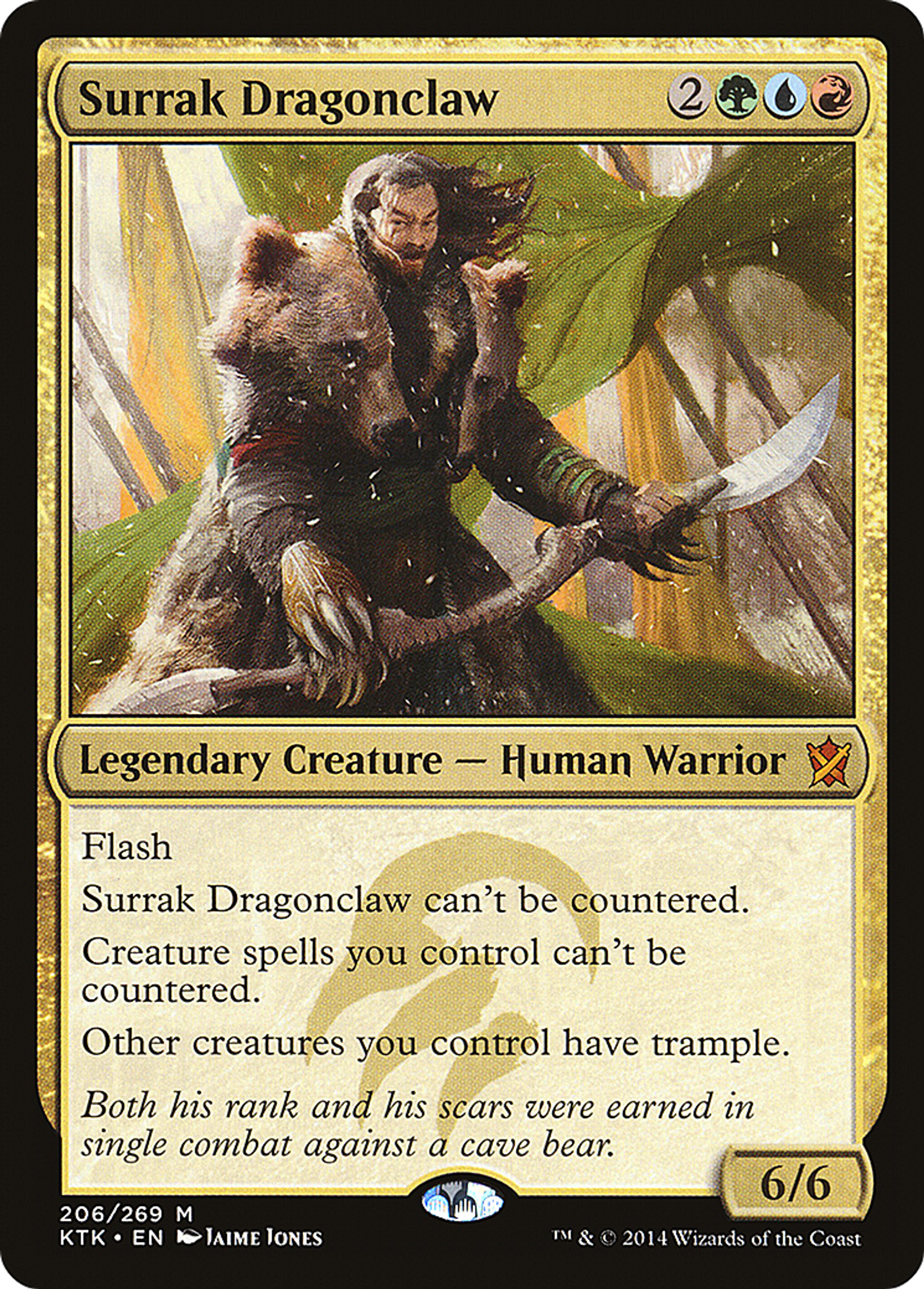 Surrak Dragonclaw — Khans of Tarkir — Magic: The Gathering