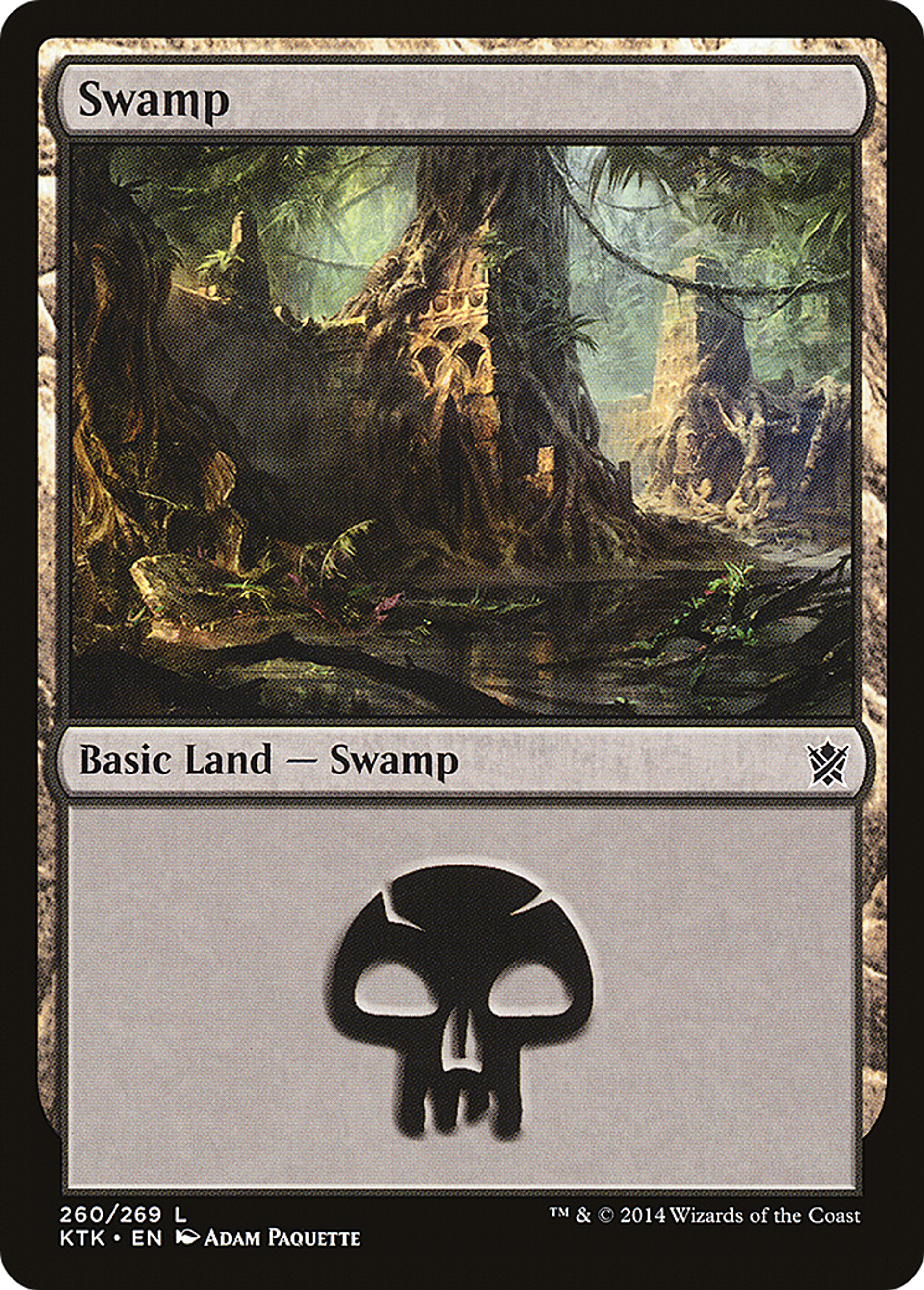 Swamp — Khans of Tarkir — Magic: The Gathering
