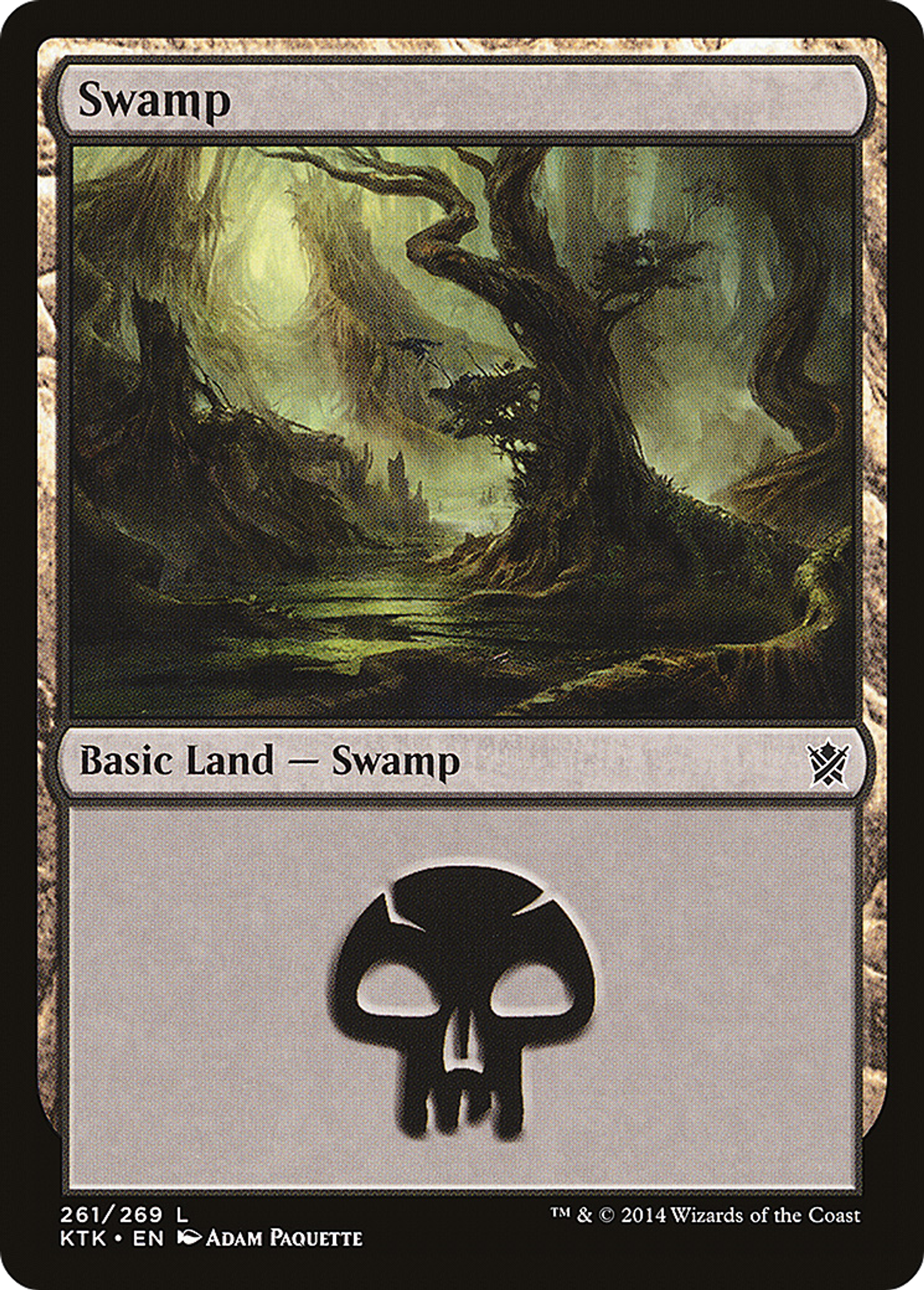 Swamp — Khans of Tarkir — Magic: The Gathering
