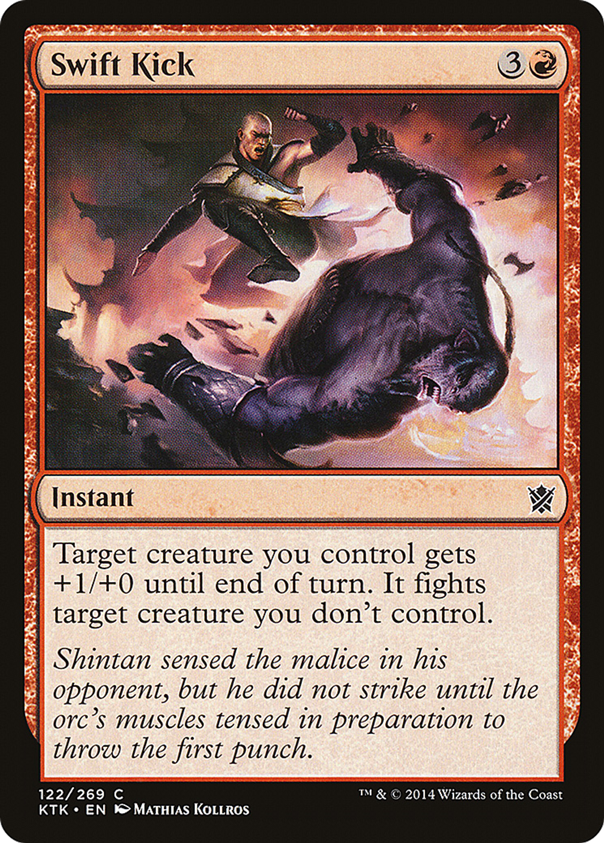 Swift Kick — Khans of Tarkir — Magic: The Gathering