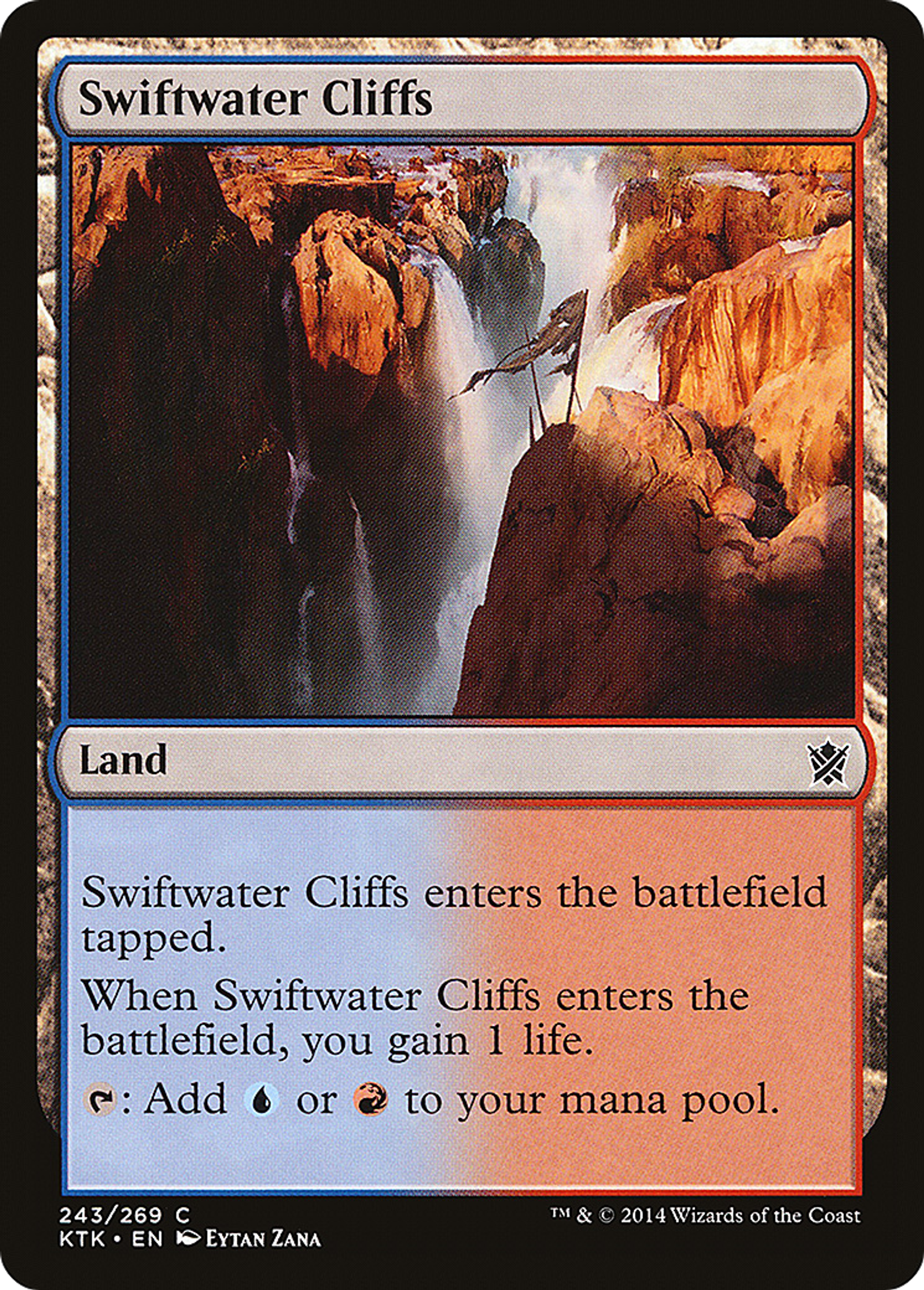 Swiftwater Cliffs — Khans of Tarkir — Magic: The Gathering