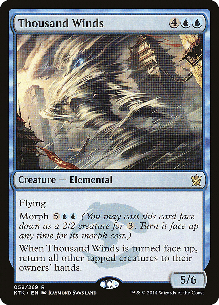 Thousand Winds — Khans of Tarkir — Magic: The Gathering