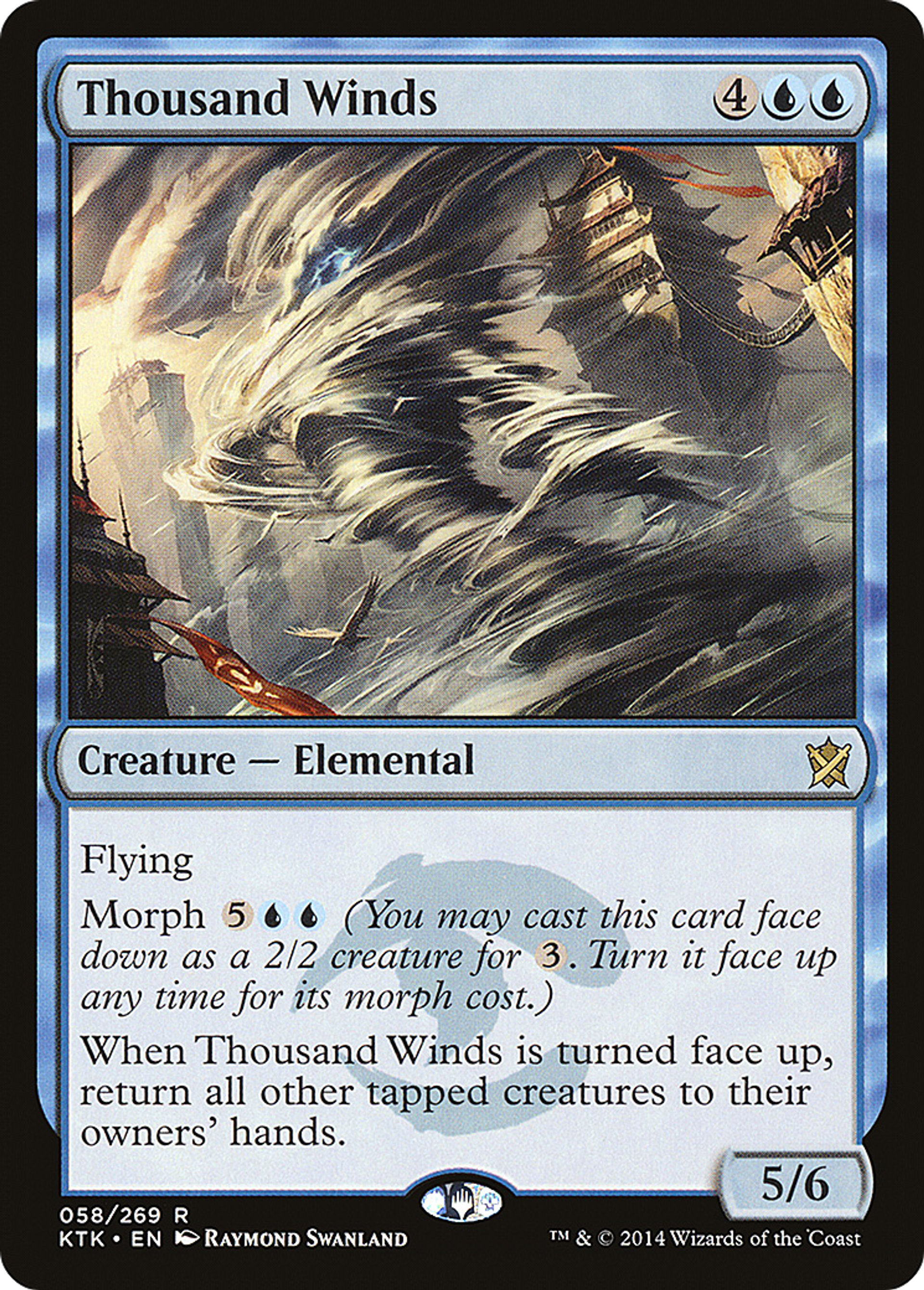 Thousand Winds — Khans of Tarkir — Magic: The Gathering