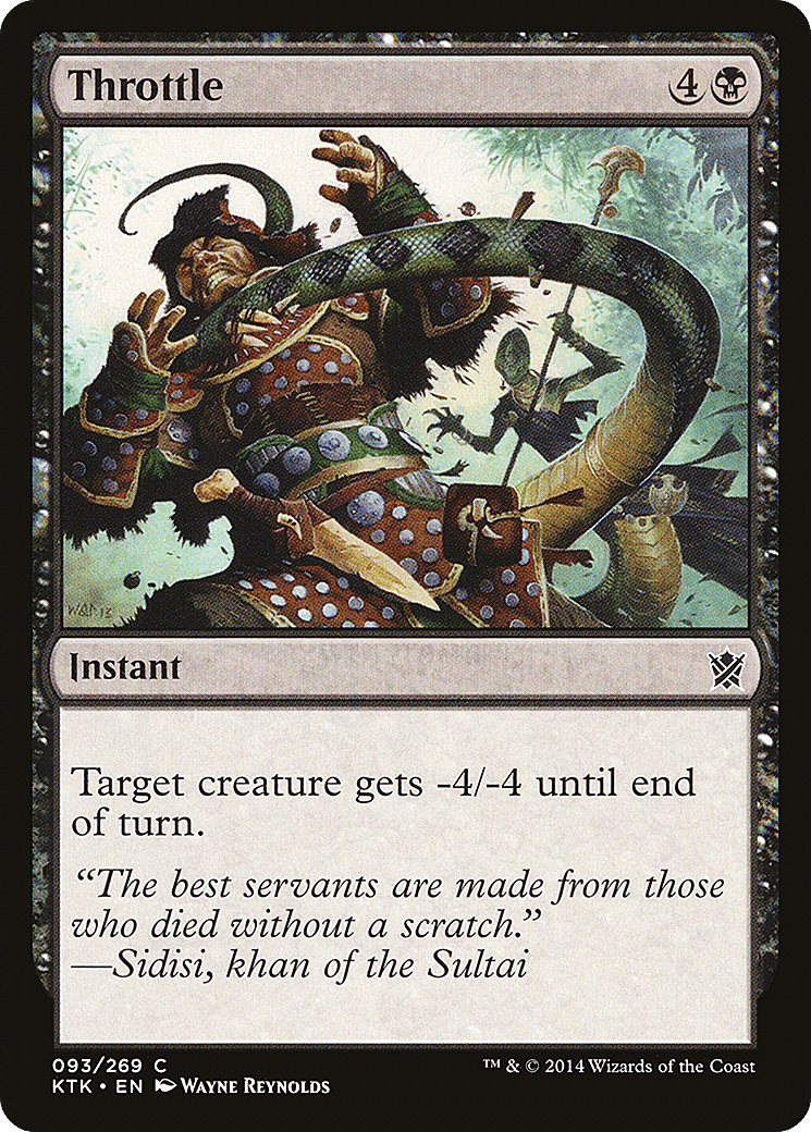 Throttle — Khans of Tarkir — Magic: The Gathering