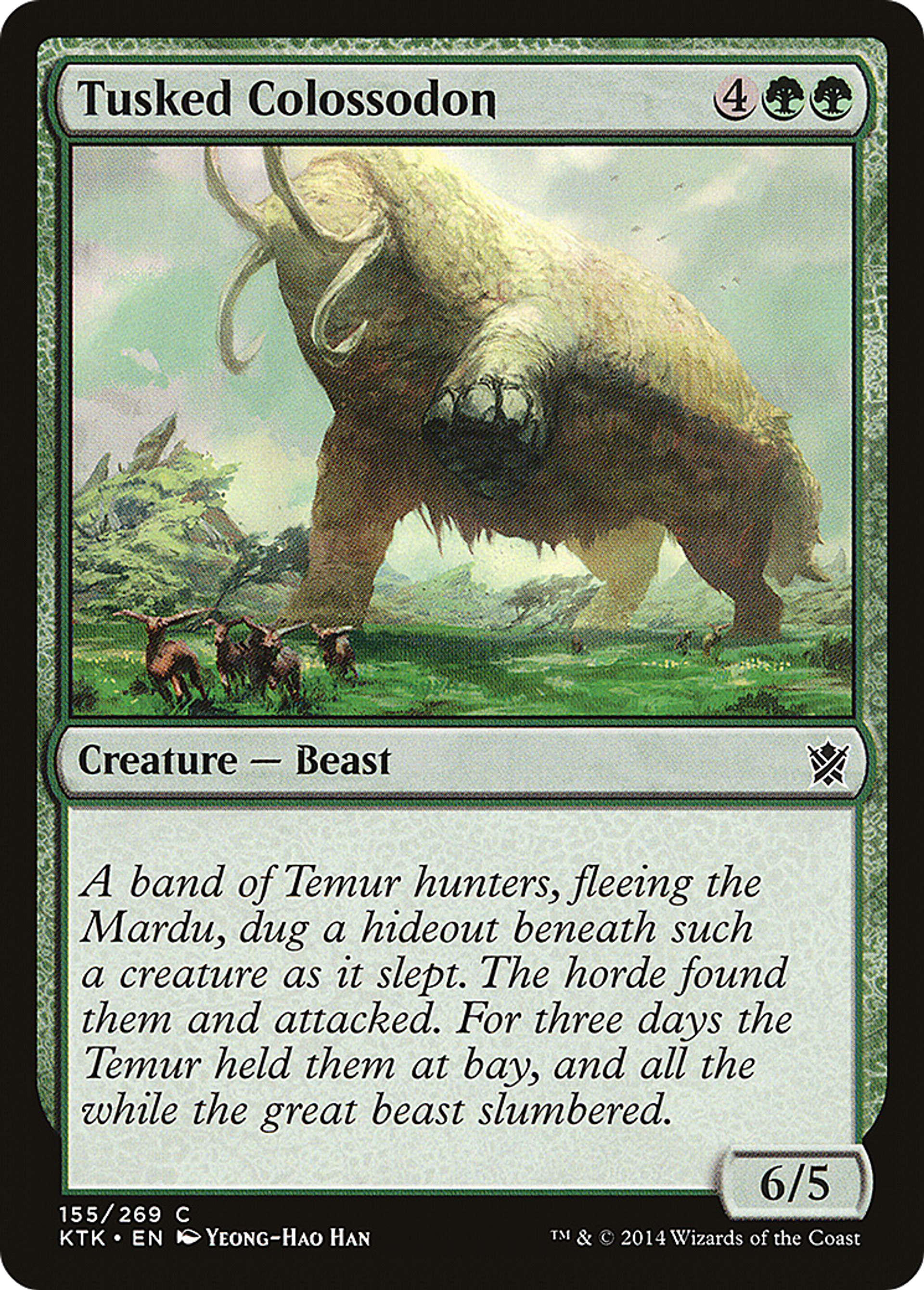 Tusked Colossodon — Khans of Tarkir — Magic: The Gathering