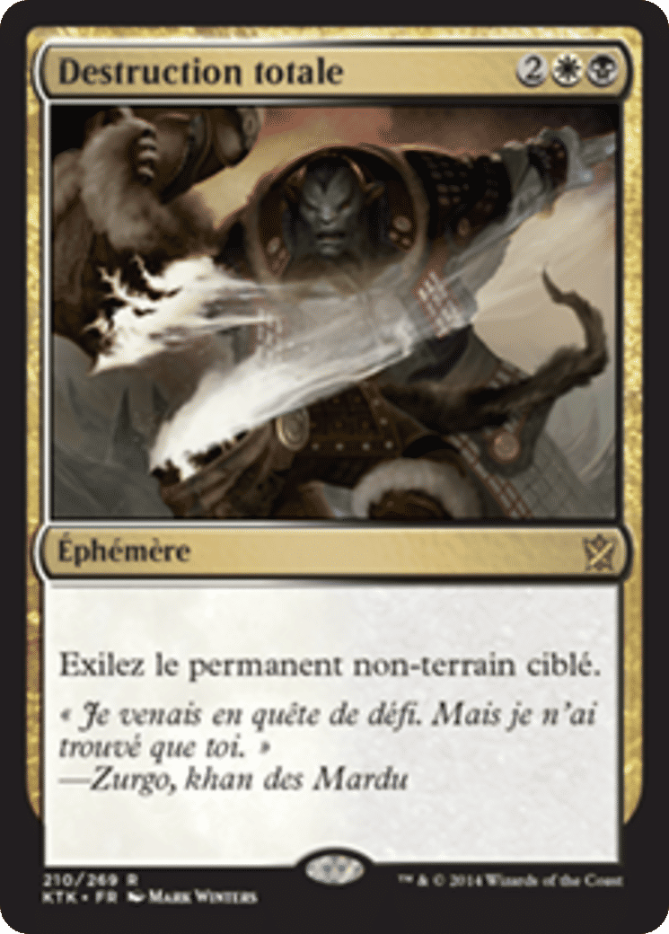 Destruction totale — Khans of Tarkir — Magic: The Gathering
