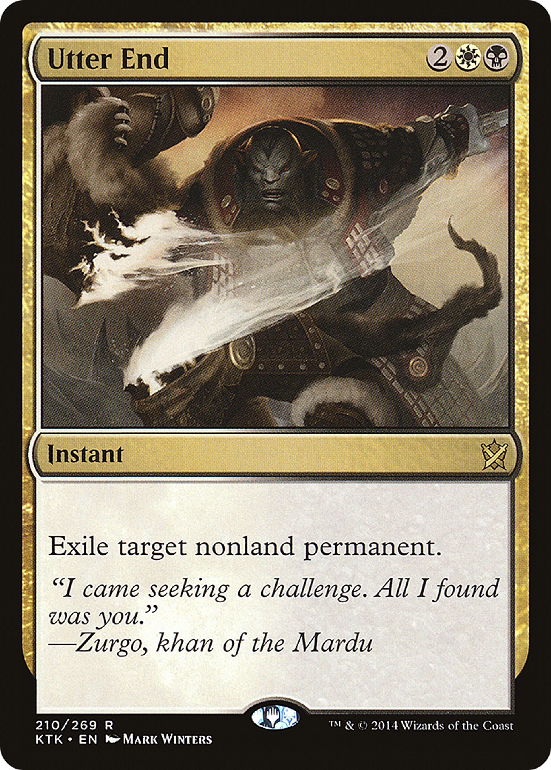 Utter End — Khans of Tarkir — Magic: The Gathering