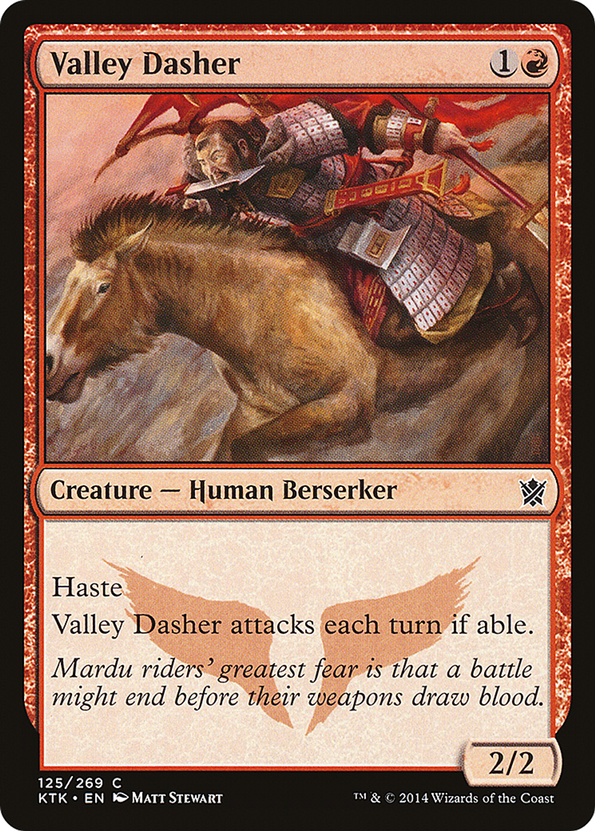 Valley Dasher — Khans of Tarkir — Magic: The Gathering