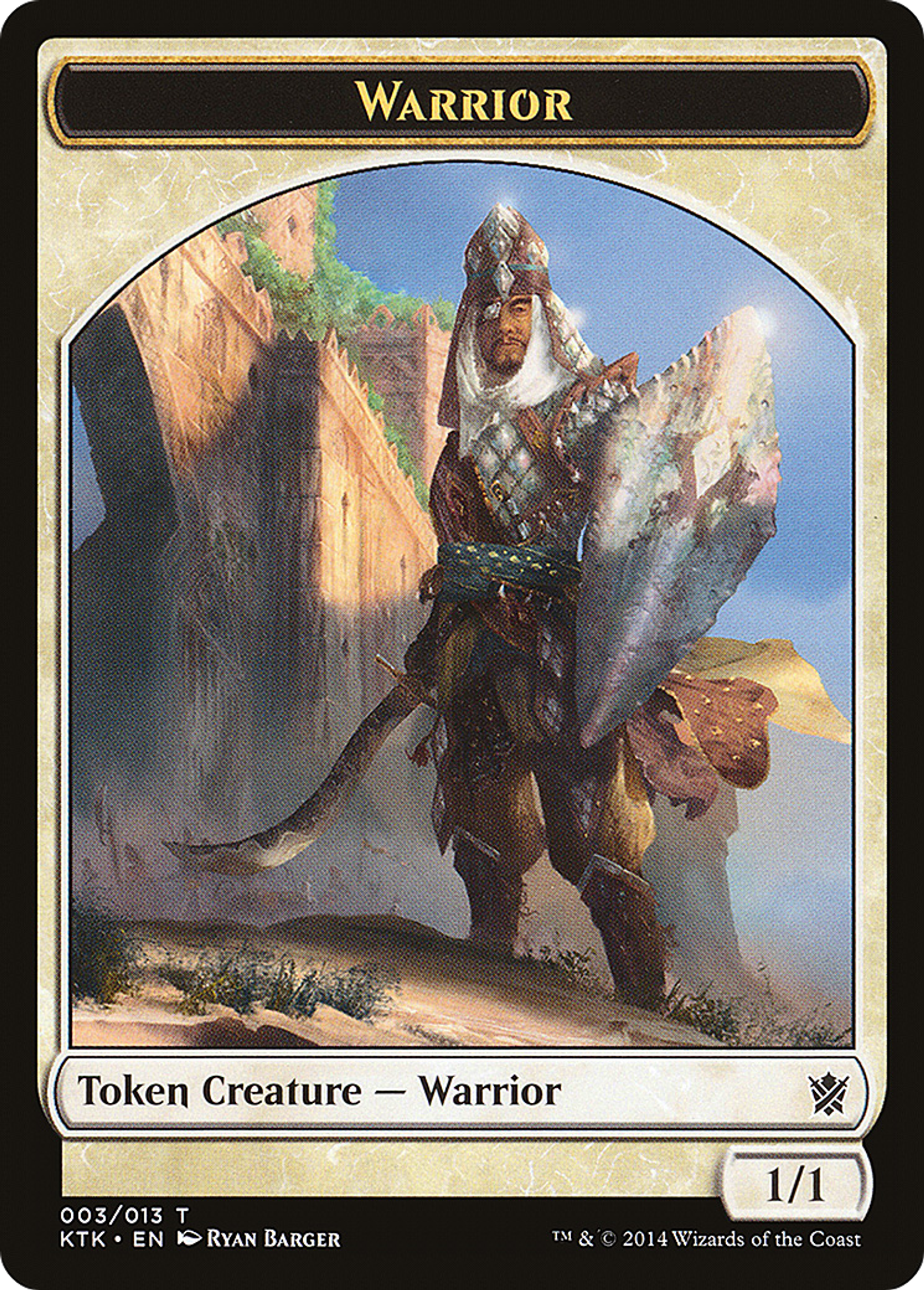 Warrior — Khans of Tarkir — Magic: The Gathering