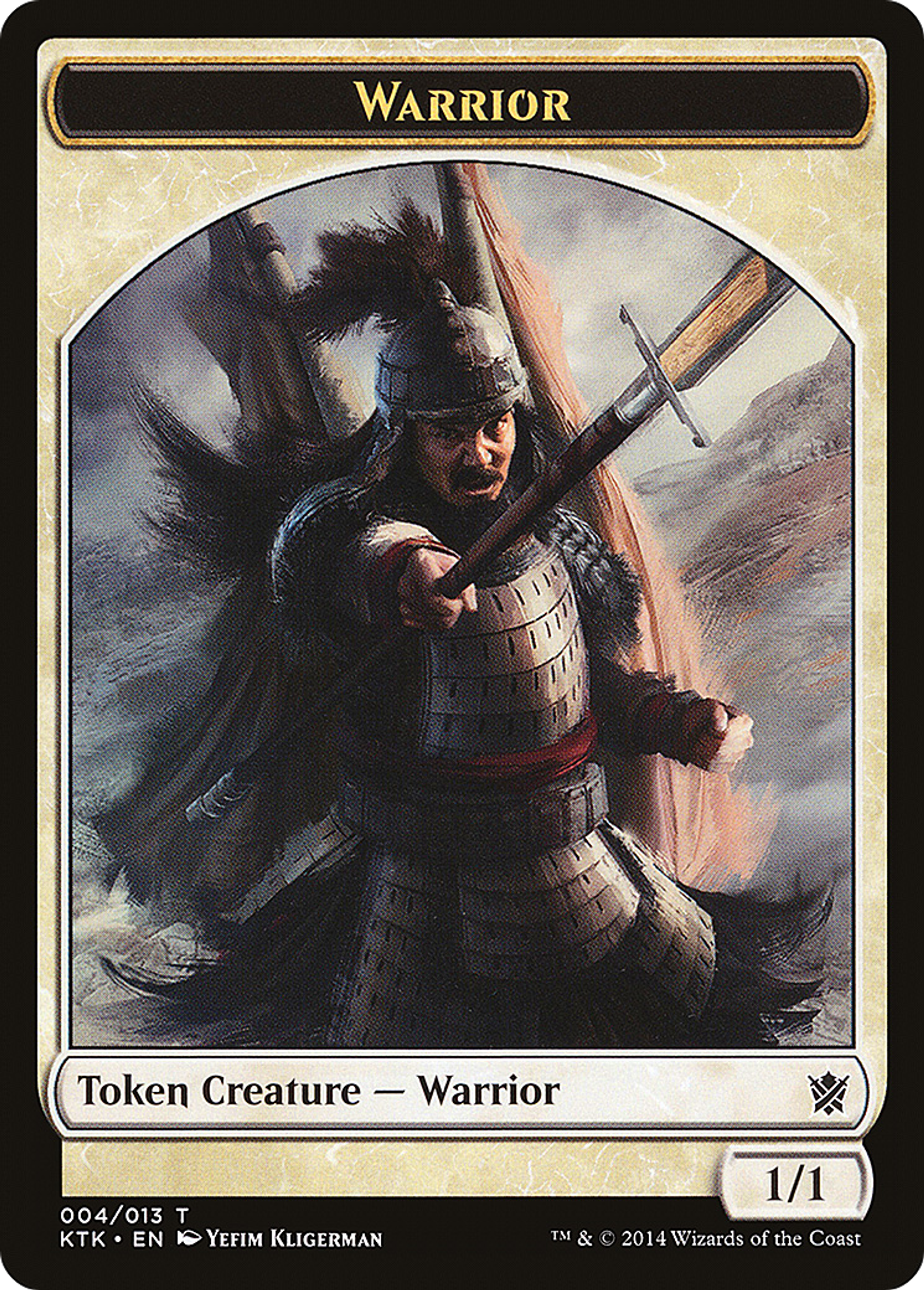 Warrior — Khans of Tarkir — Magic: The Gathering