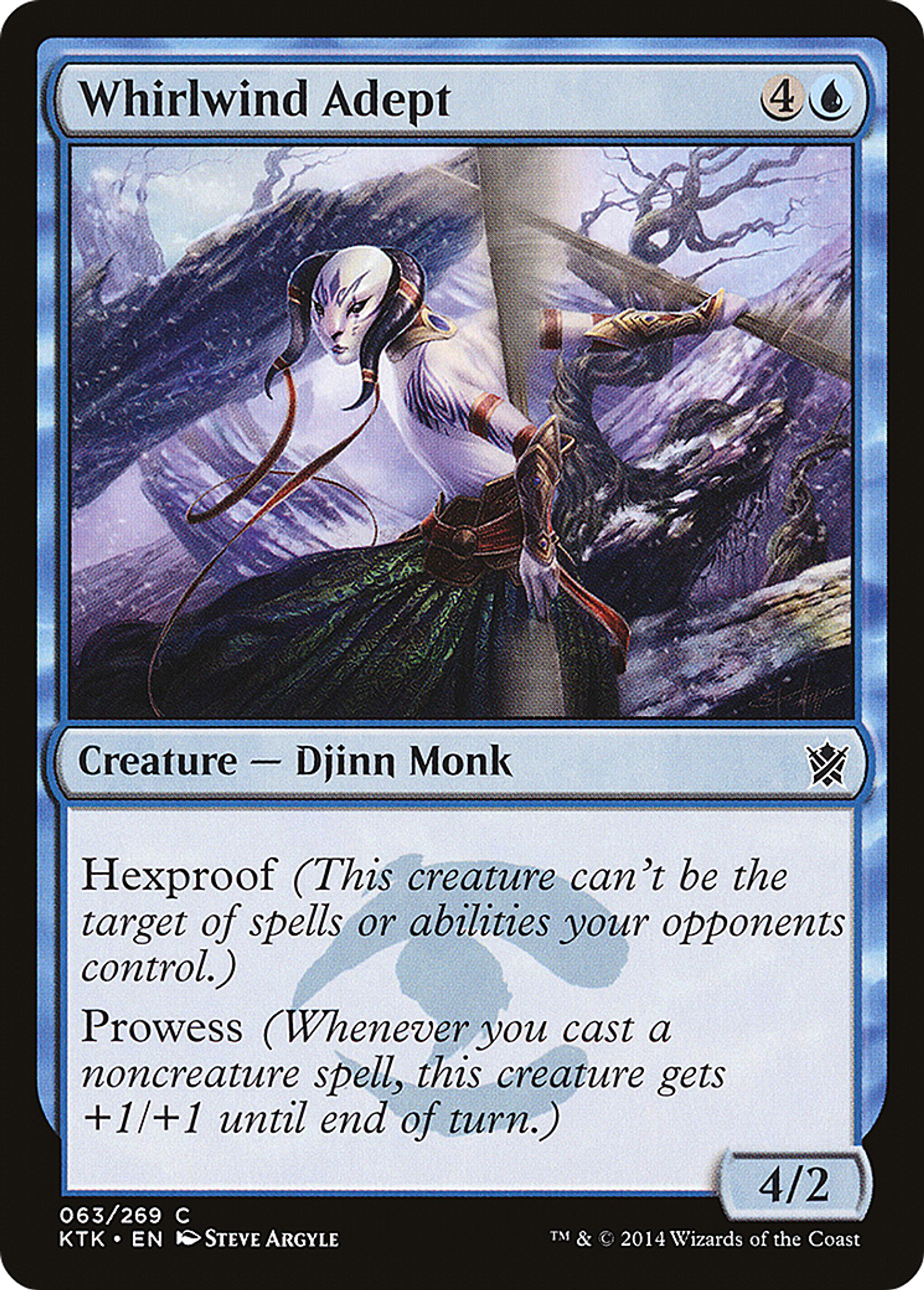 Whirlwind Adept — Khans of Tarkir — Magic: The Gathering