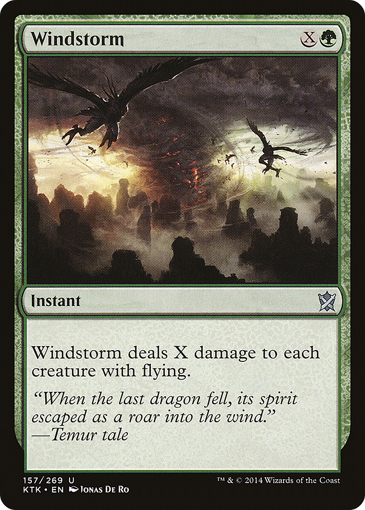 Windstorm — Khans of Tarkir — Magic: The Gathering