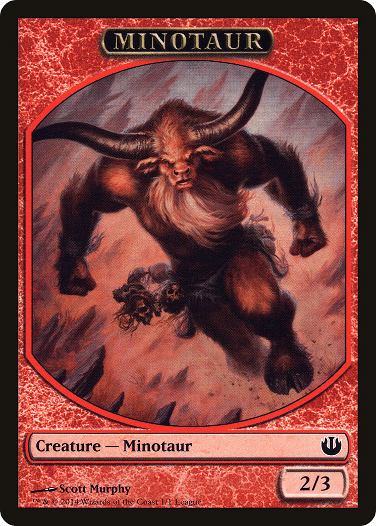 Minotaur — League Tokens 2014 — Magic: The Gathering