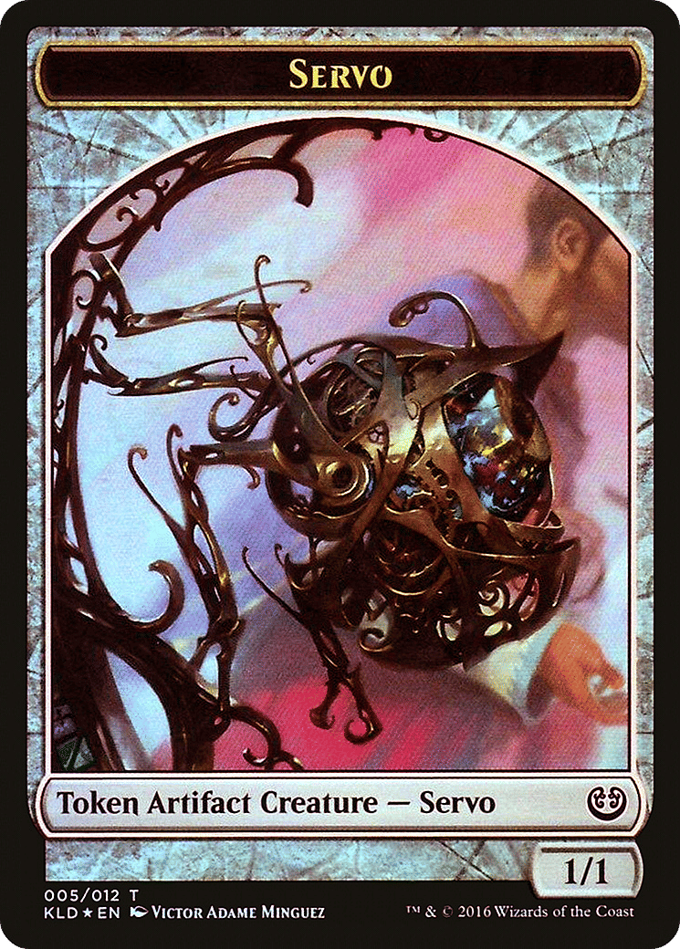 Servo // Thopter — League Tokens 2016 — Magic: The Gathering