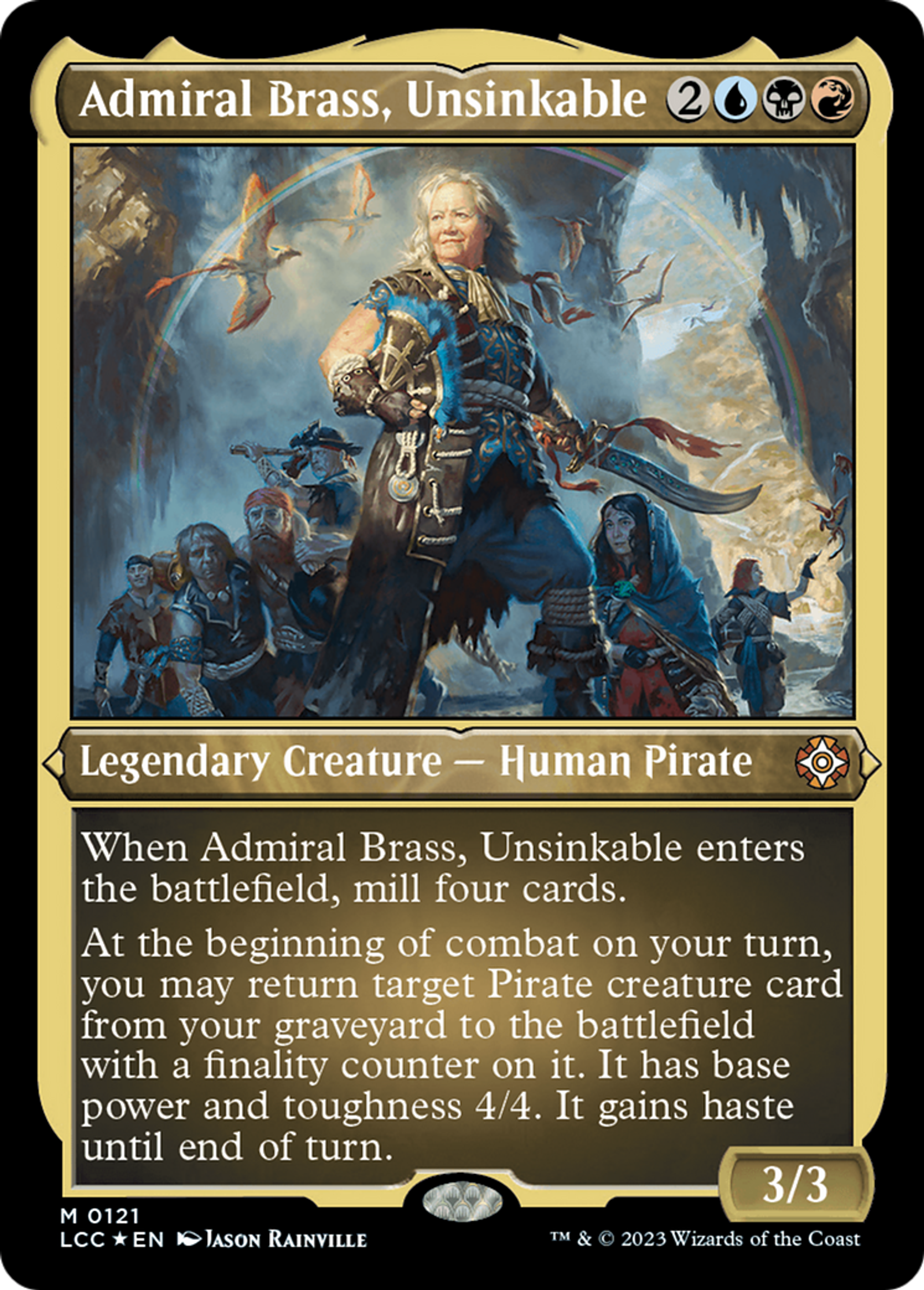 Amirale Hardiesce, l'insubmersible — The Lost Caverns of Ixalan Commander — Magic: The Gathering