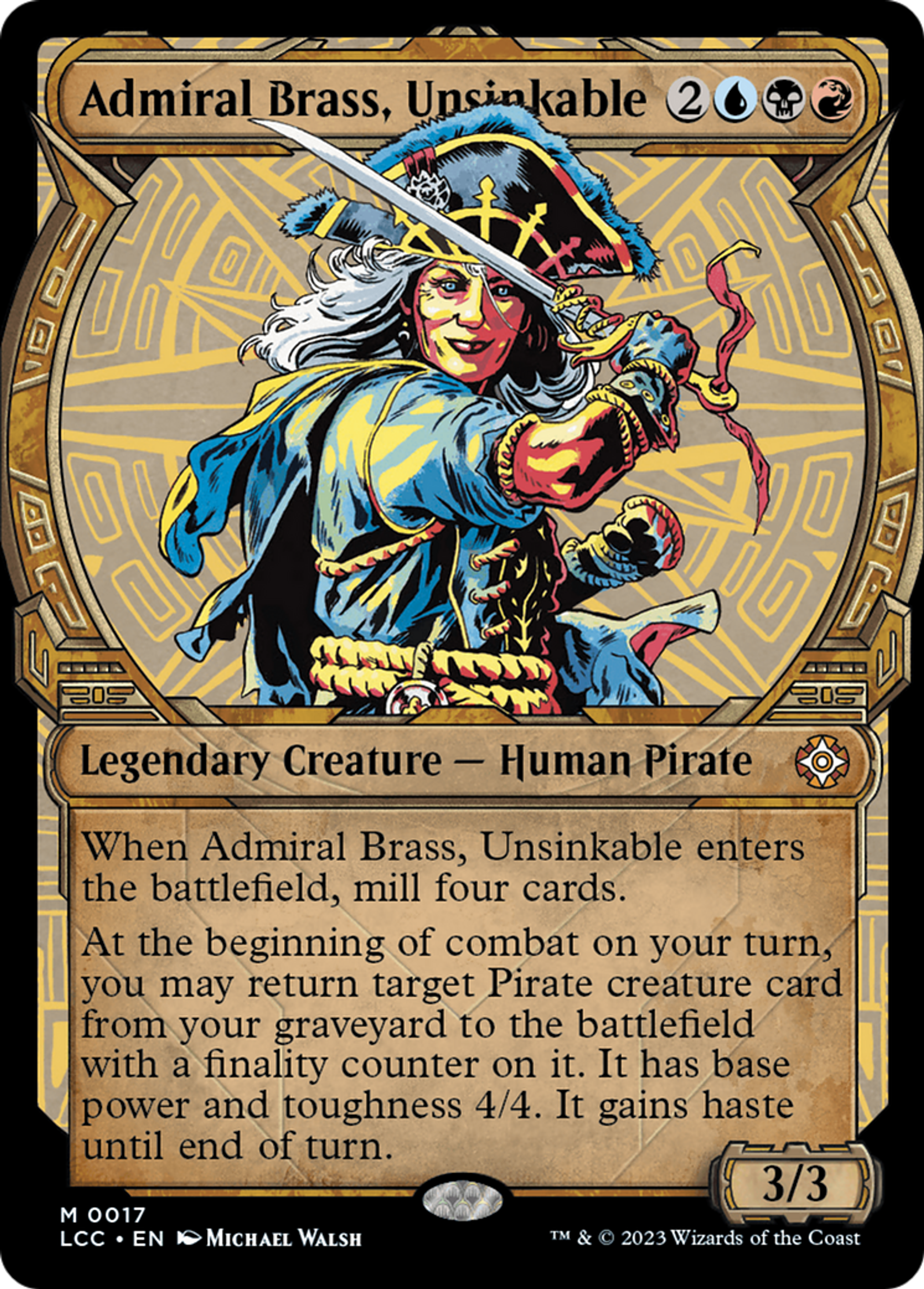 Amirale Hardiesce, l'insubmersible — The Lost Caverns of Ixalan Commander — Magic: The Gathering