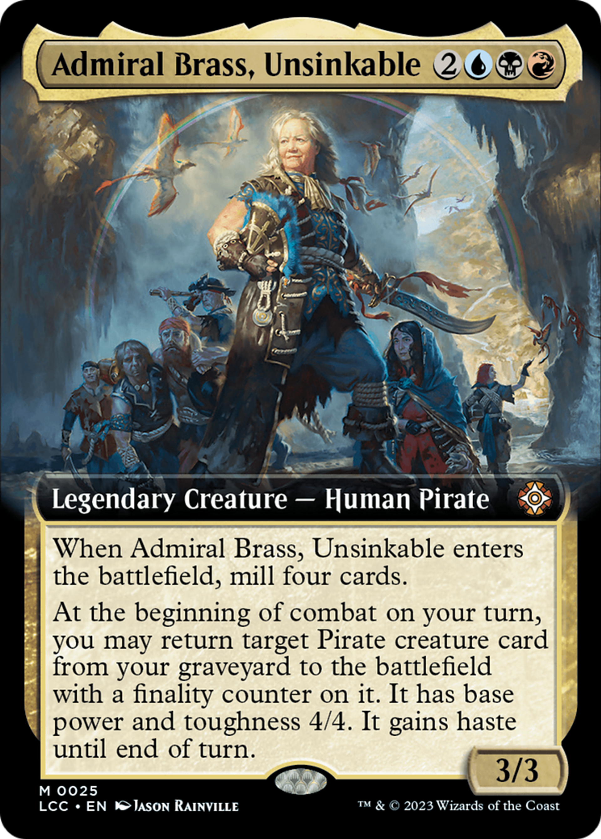 Amirale Hardiesce, l'insubmersible — The Lost Caverns of Ixalan Commander — Magic: The Gathering