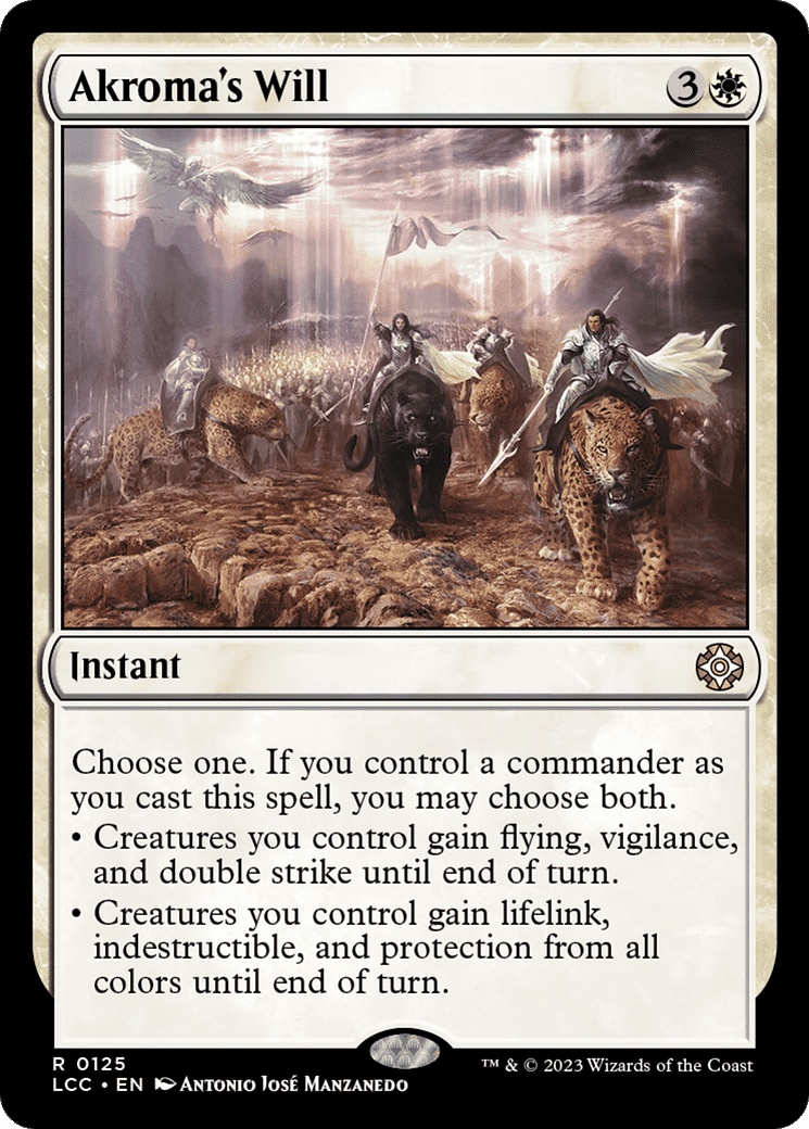 Akroma's Will — The Lost Caverns of Ixalan Commander — Magic: The Gathering