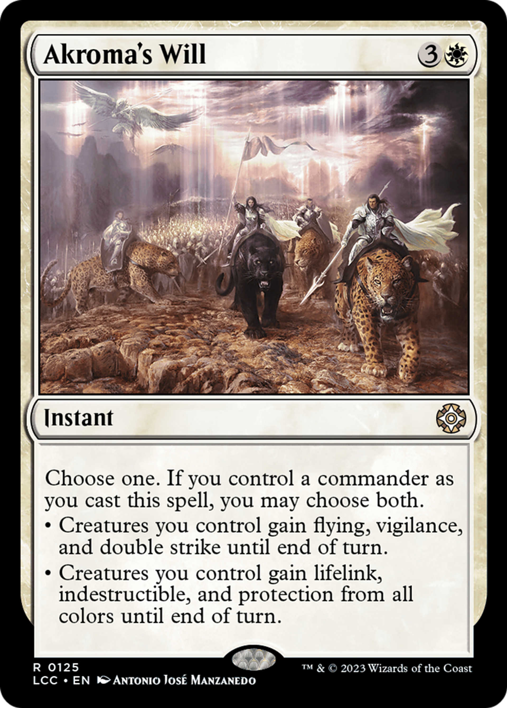 Volonté d'Akroma — The Lost Caverns of Ixalan Commander — Magic: The Gathering