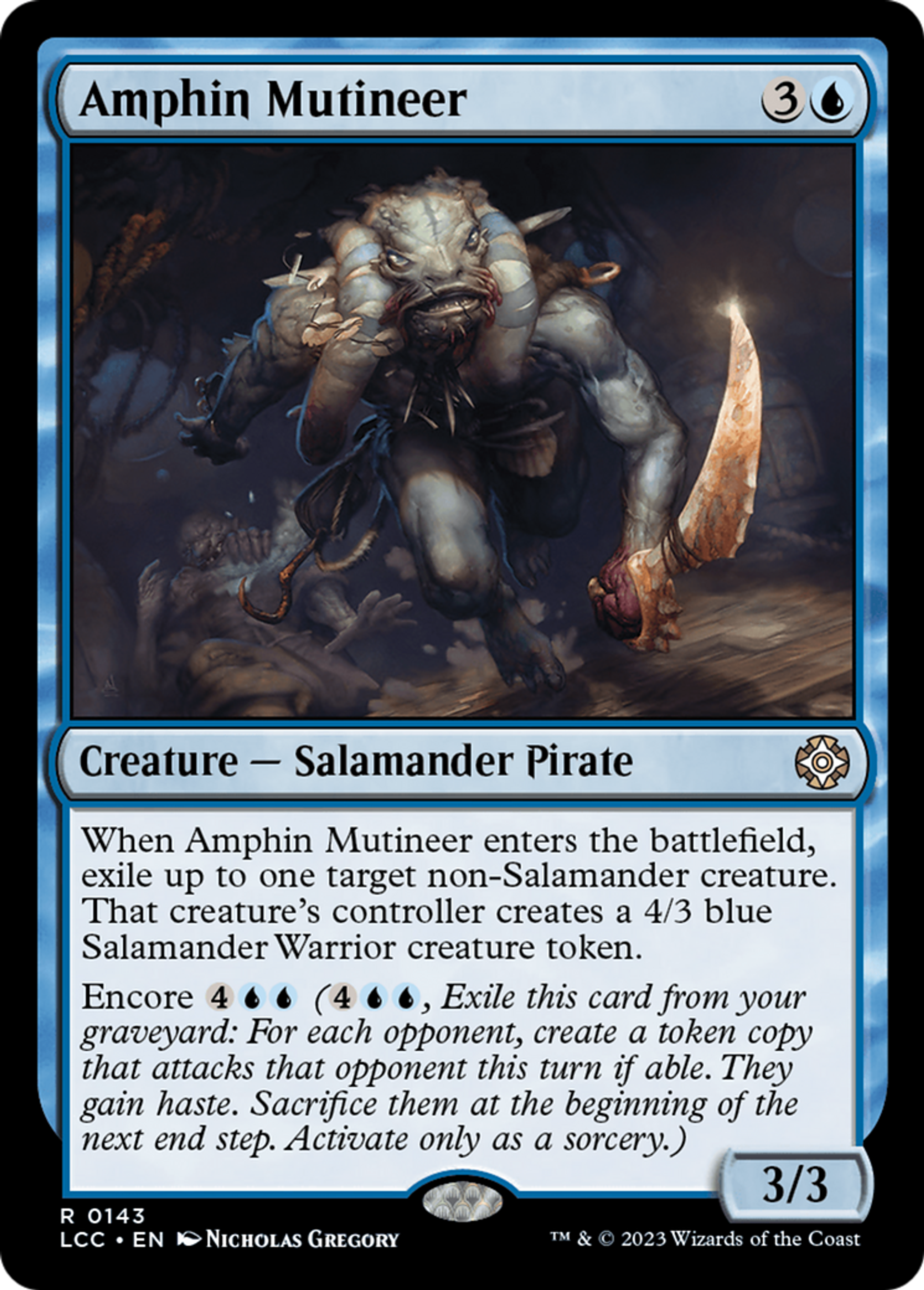 Mutin amphin — The Lost Caverns of Ixalan Commander — Magic: The Gathering