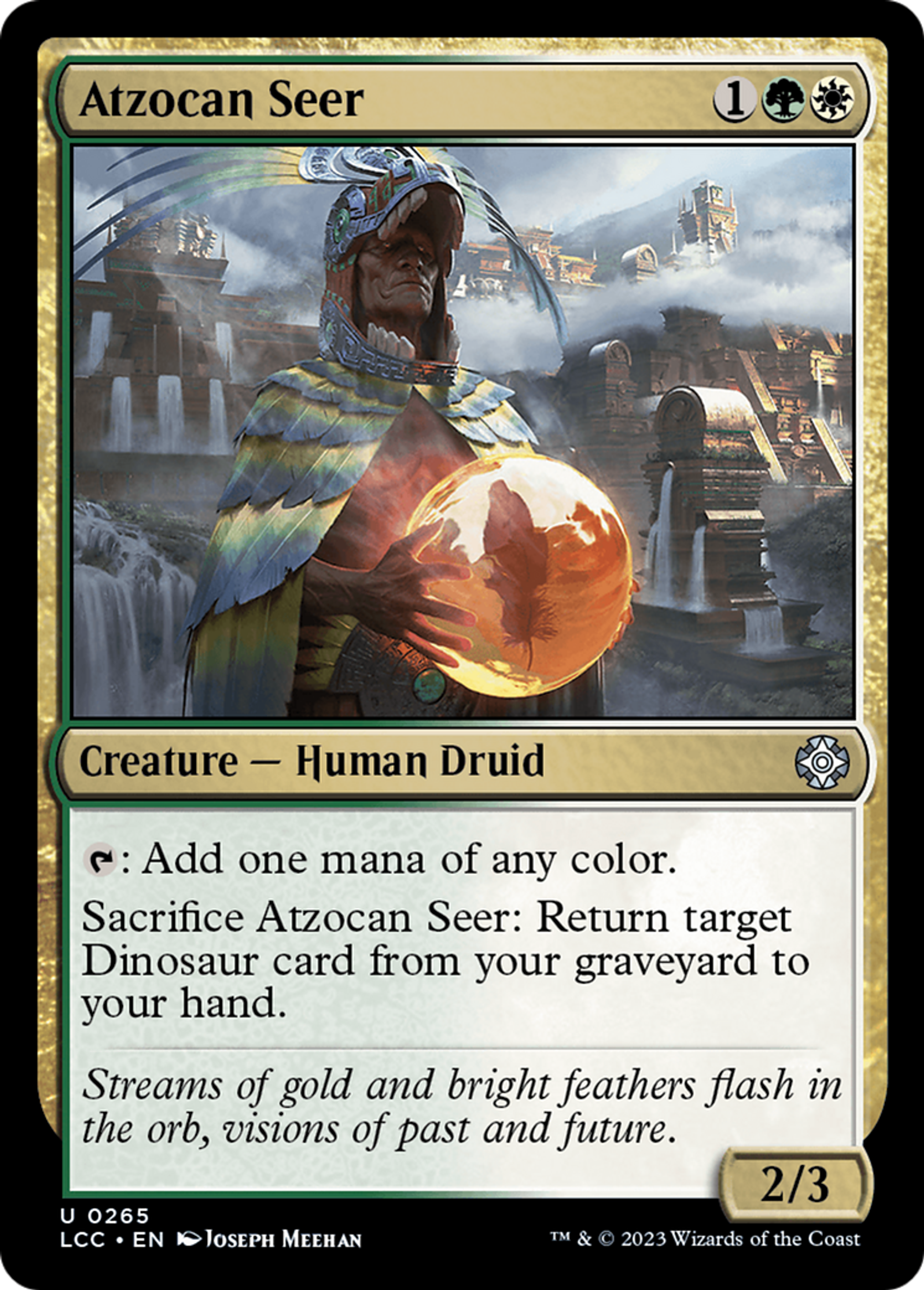 Atzocan Seer — The Lost Caverns of Ixalan Commander — Magic: The Gathering
