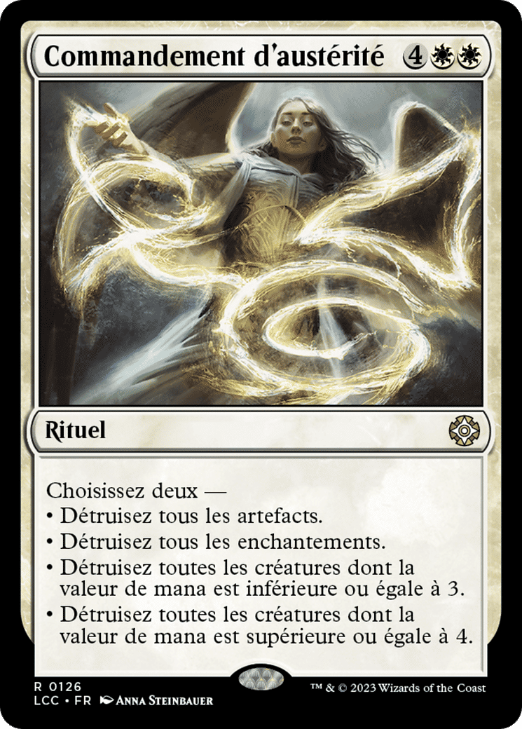 Commandement d'austérité — The Lost Caverns of Ixalan Commander — Magic: The Gathering