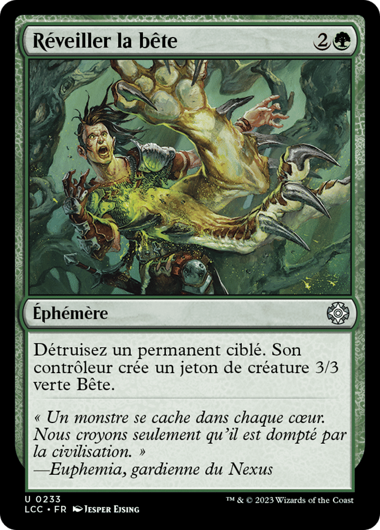 Réveiller la bête — The Lost Caverns of Ixalan Commander — Magic: The Gathering