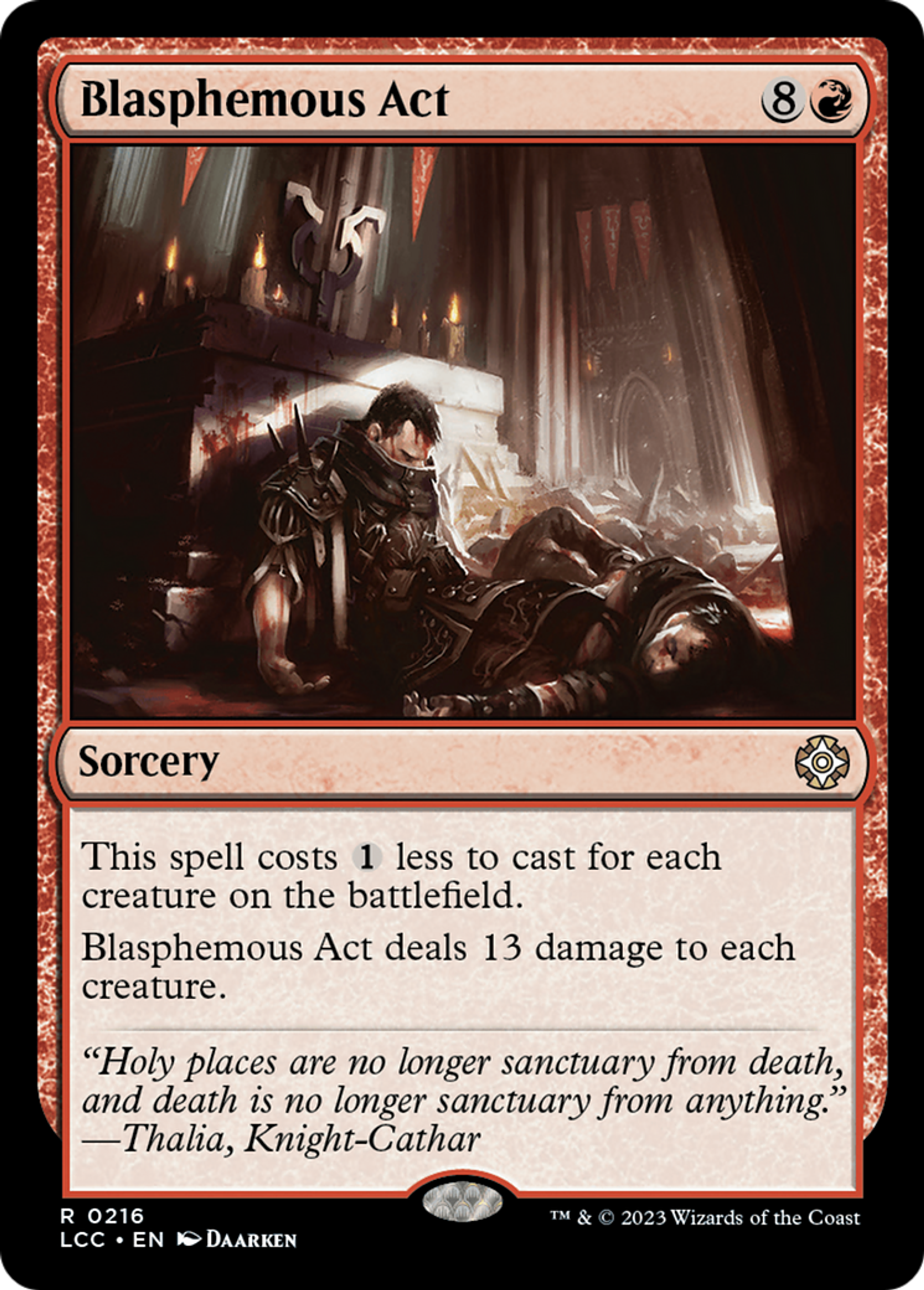 Blasphemous Act — The Lost Caverns of Ixalan Commander — Magic: The Gathering